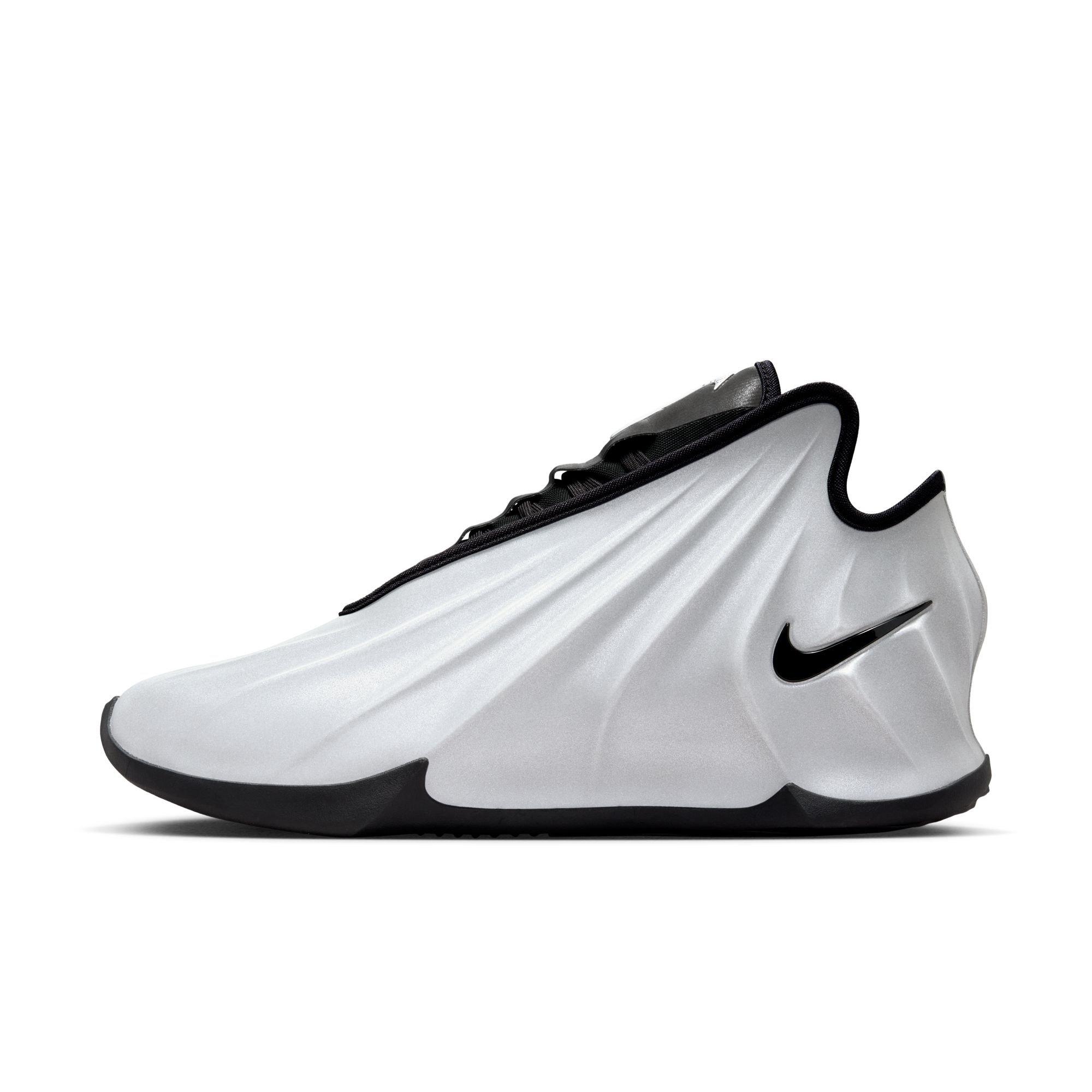 Nike G.T. Future "Metallic Silver" Men's Basketball Shoe - METALLIC SILVER/BLACK/WHITE Thumbnail View 9