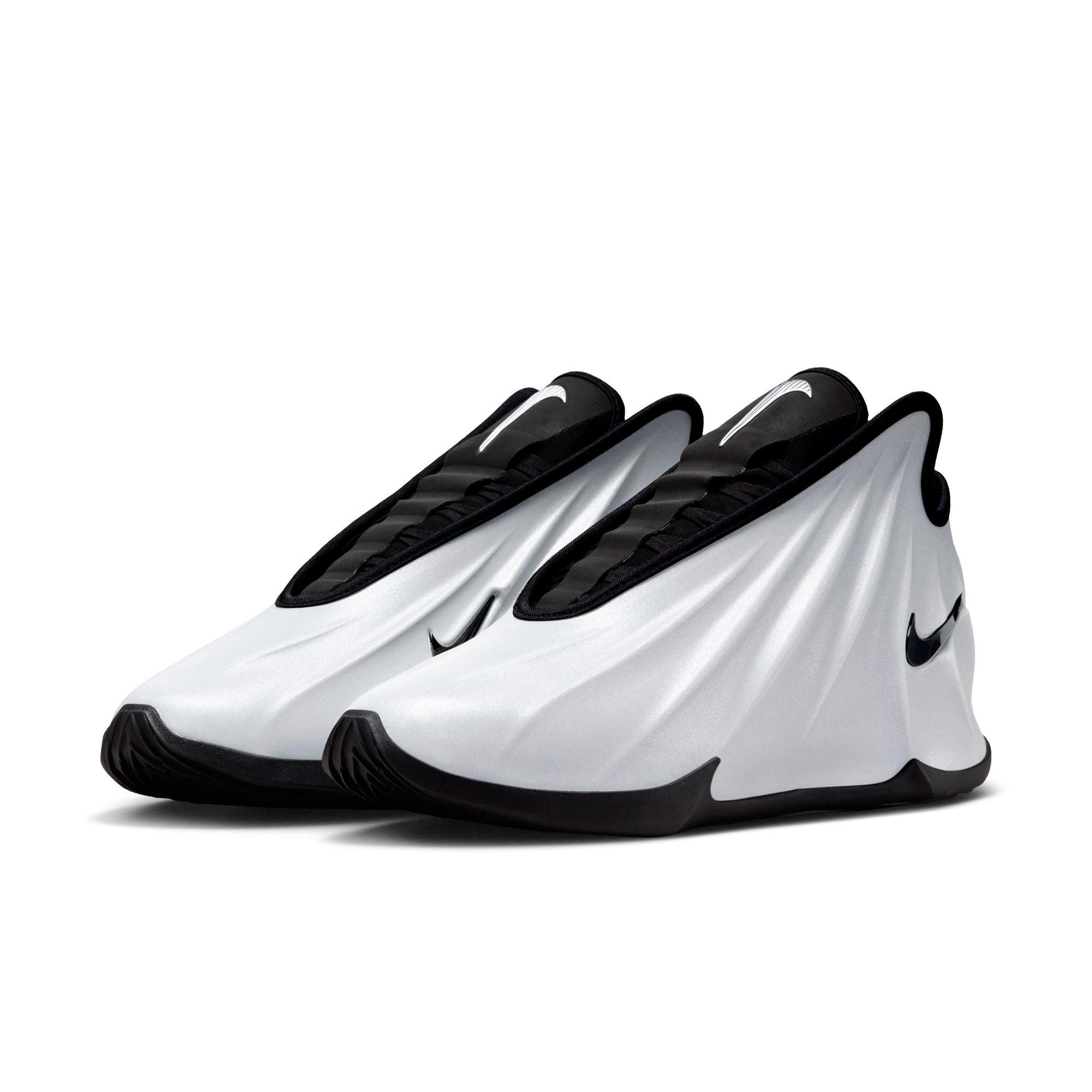 Nike G.T. Future "Metallic Silver" Men's Basketball Shoe - METALLIC SILVER/BLACK/WHITE Thumbnail View 4