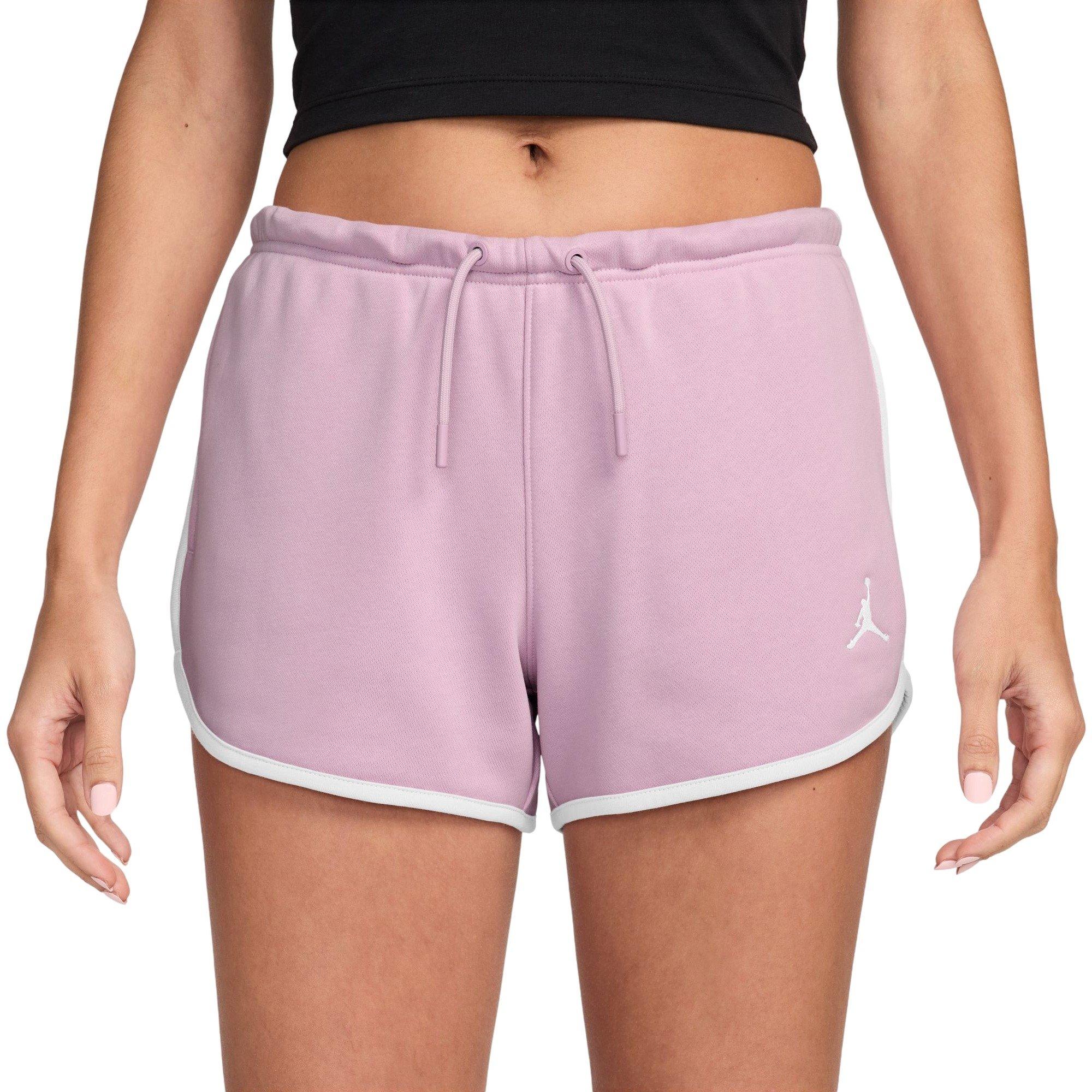 Jordan Women's Brooklyn Fleece Shorts - PINK Thumbnail View 1