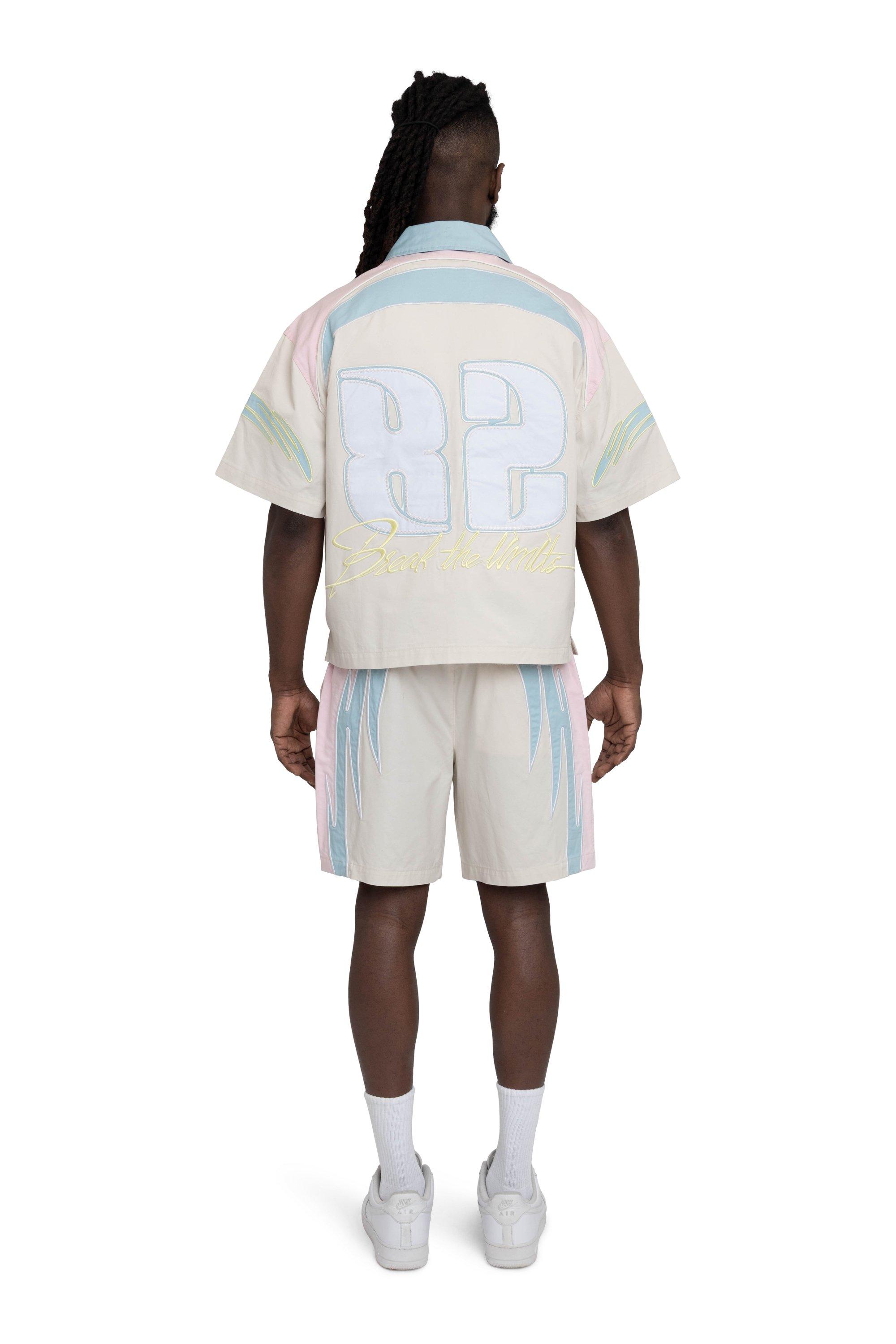 Smoke Rise Men's Seize The Moment Woven Shorts - Pink - PINK Thumbnail View 2