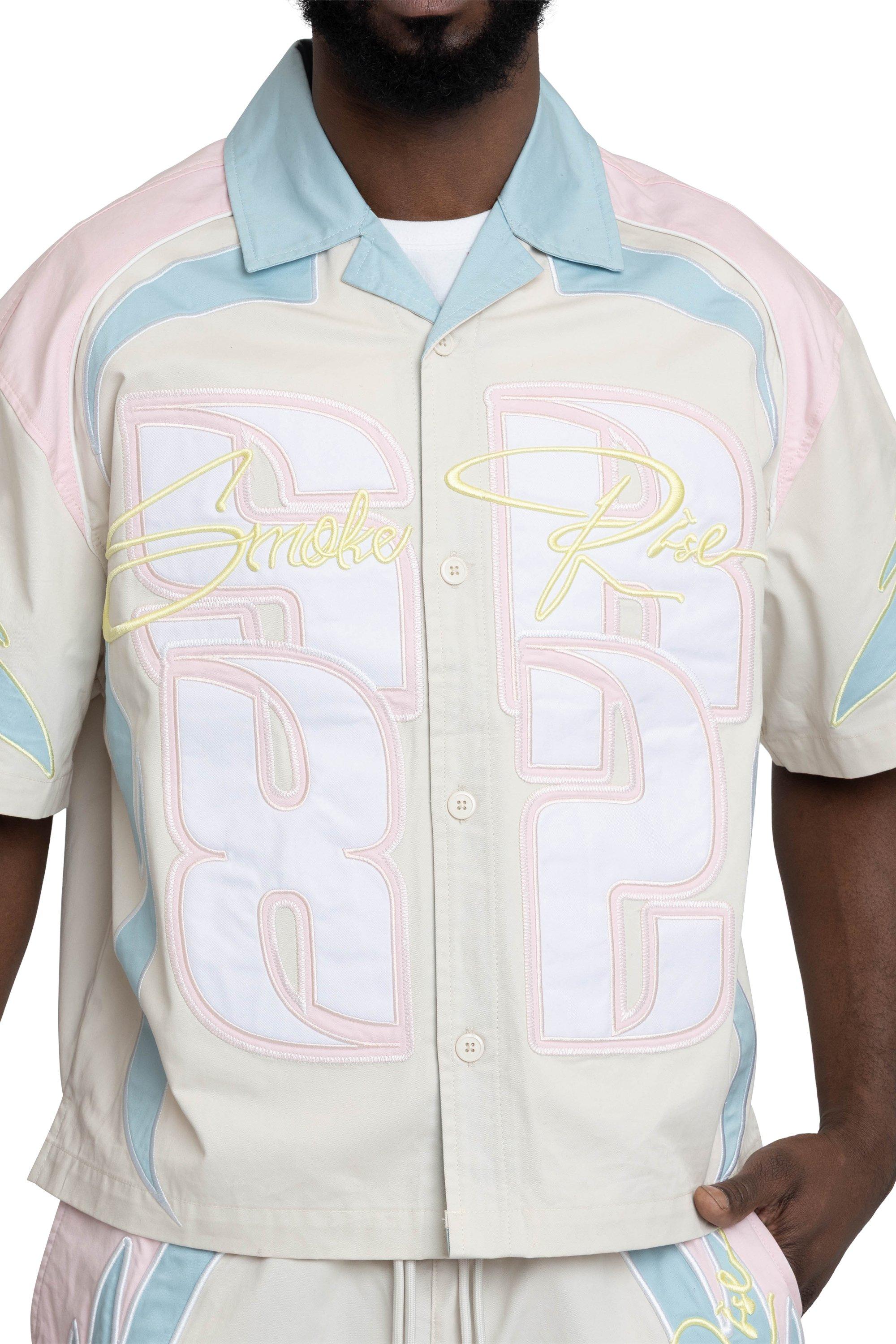 Smoke Rise Men's Seize The Moment Shirt - Pink - PINK Thumbnail View 1