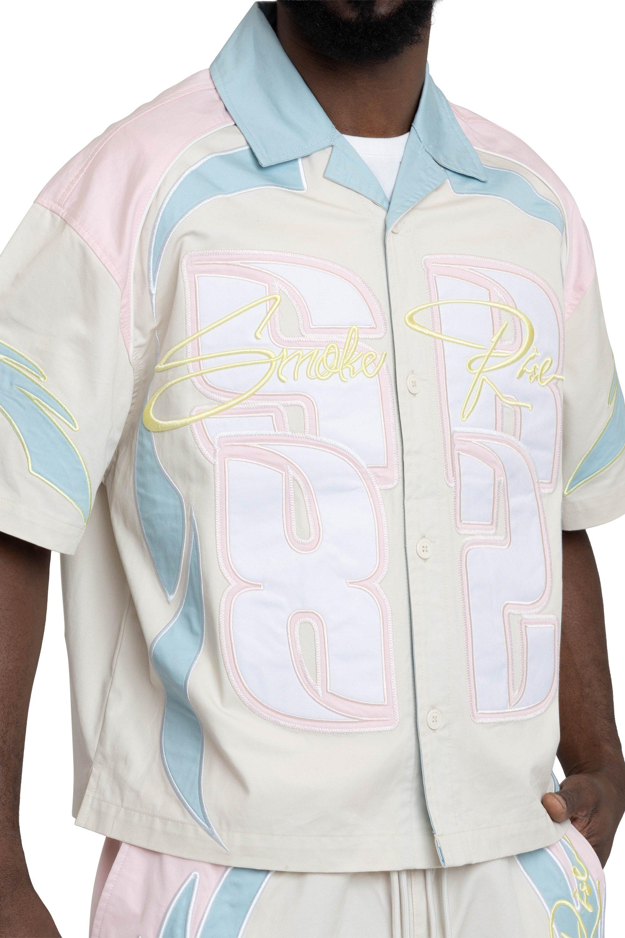 Smoke Rise Men's Seize The Moment Shirt - Pink - PINK Thumbnail View 4