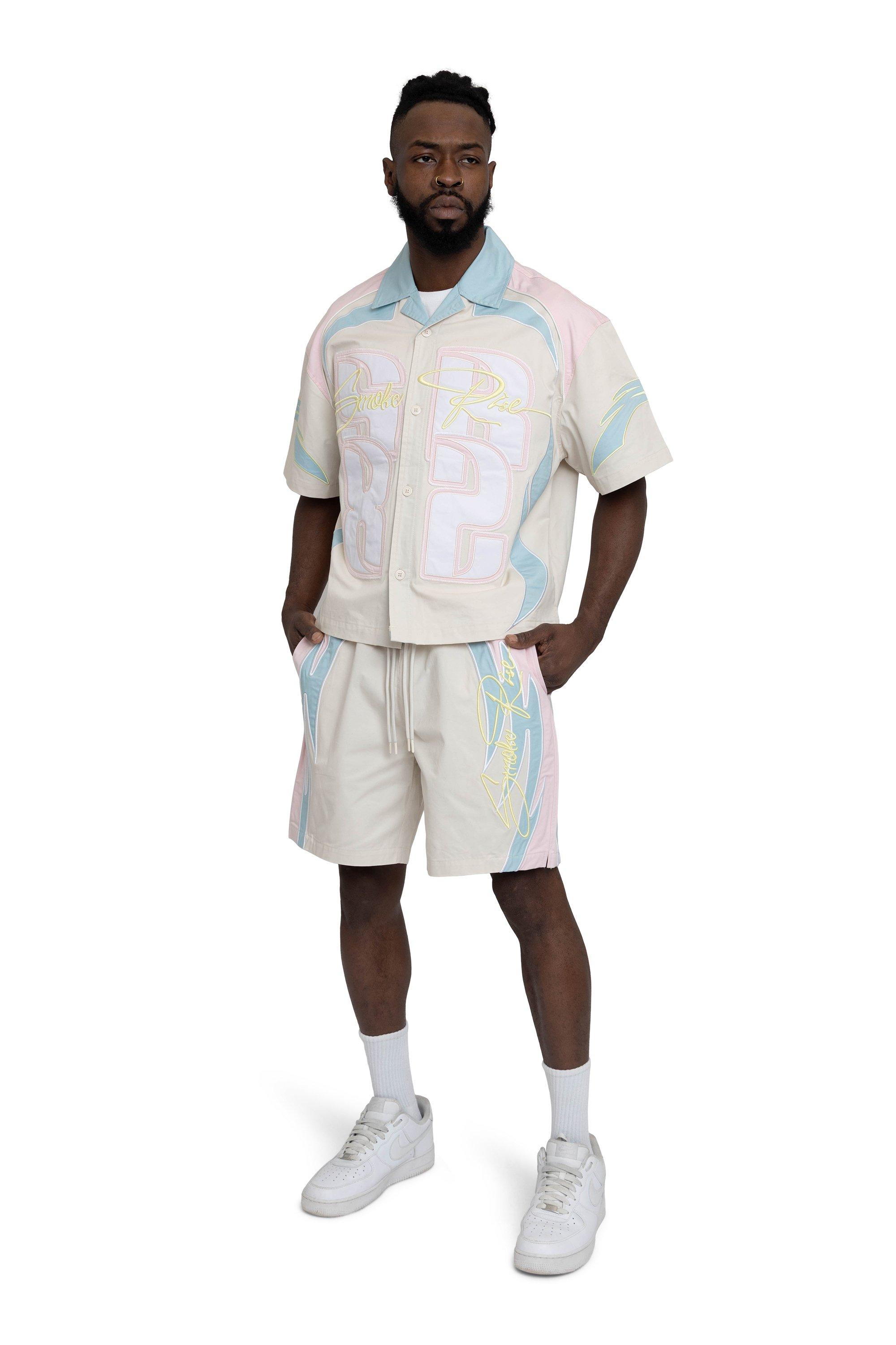 Smoke Rise Men's Seize The Moment Shirt - Pink - PINK Thumbnail View 5