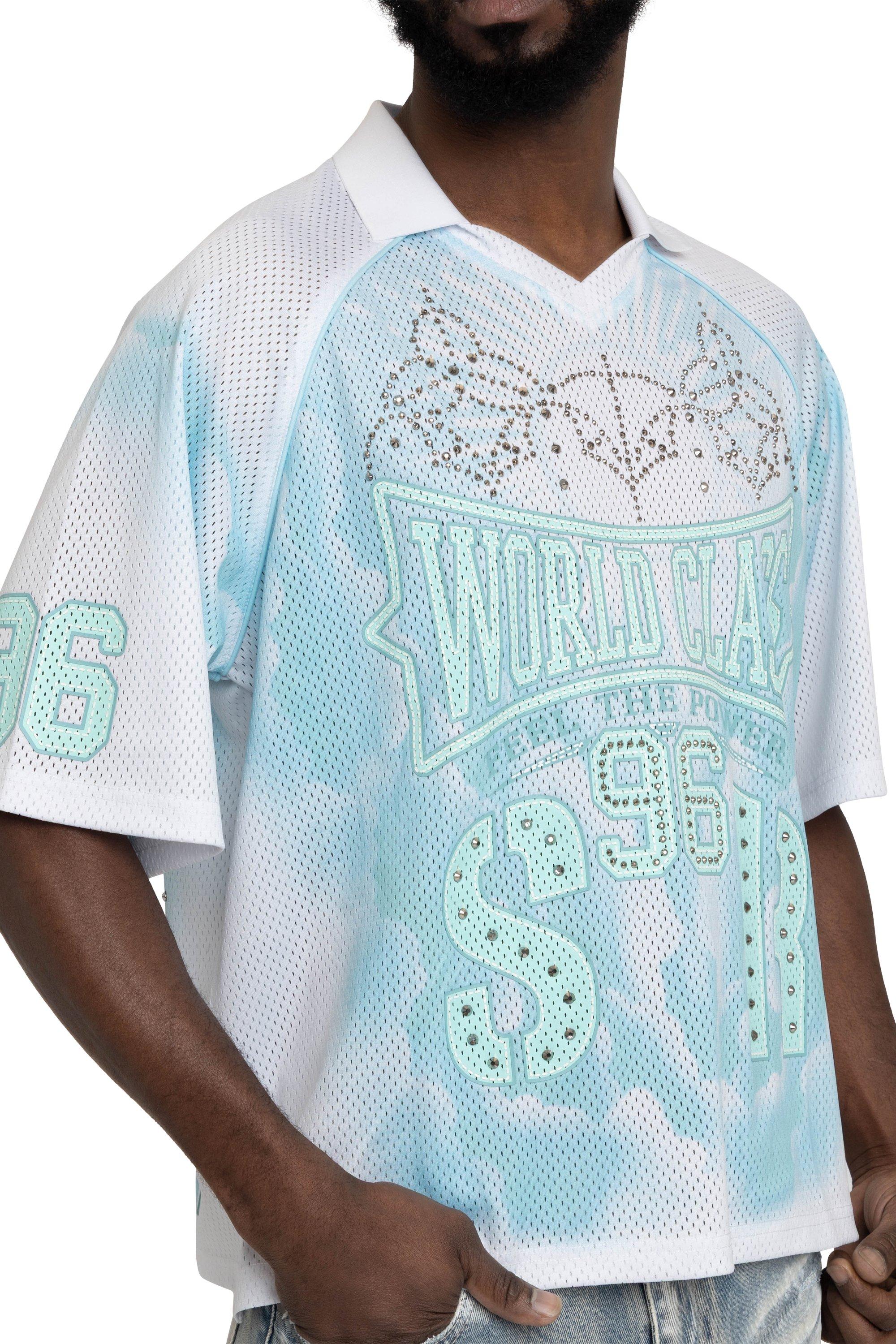 Smoke Rise Men's World Class Mesh Polo - Mint - MINT Thumbnail View 3