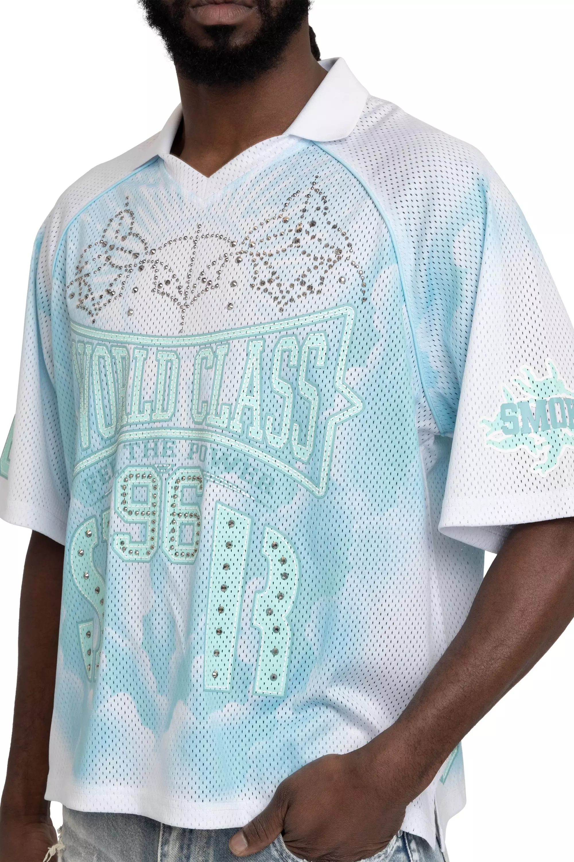 Smoke Rise Men's World Class Mesh Polo - Mint - MINT