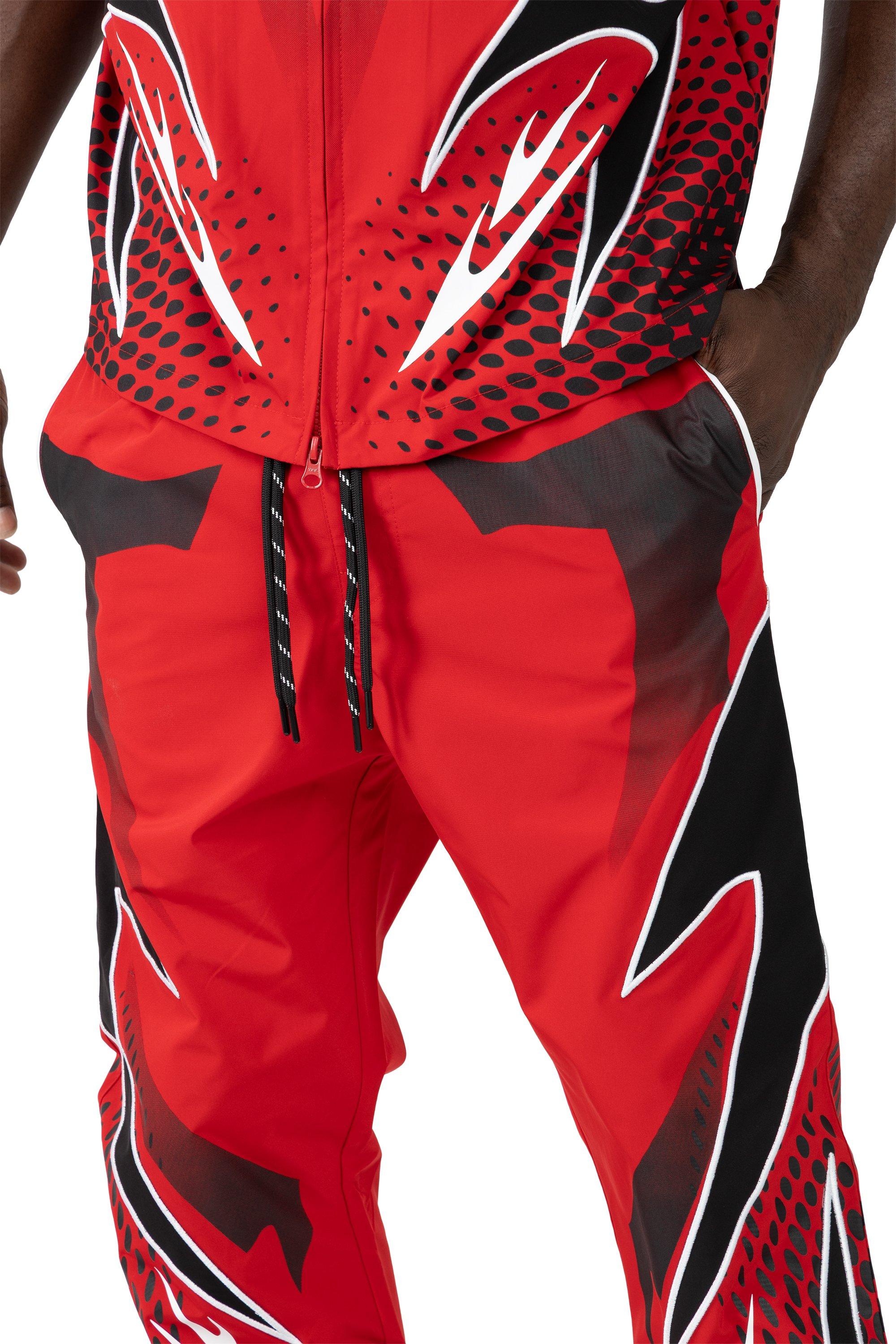 Smoke Rise Men's Republic Windbreaker Pants - Red - RED Thumbnail View 3