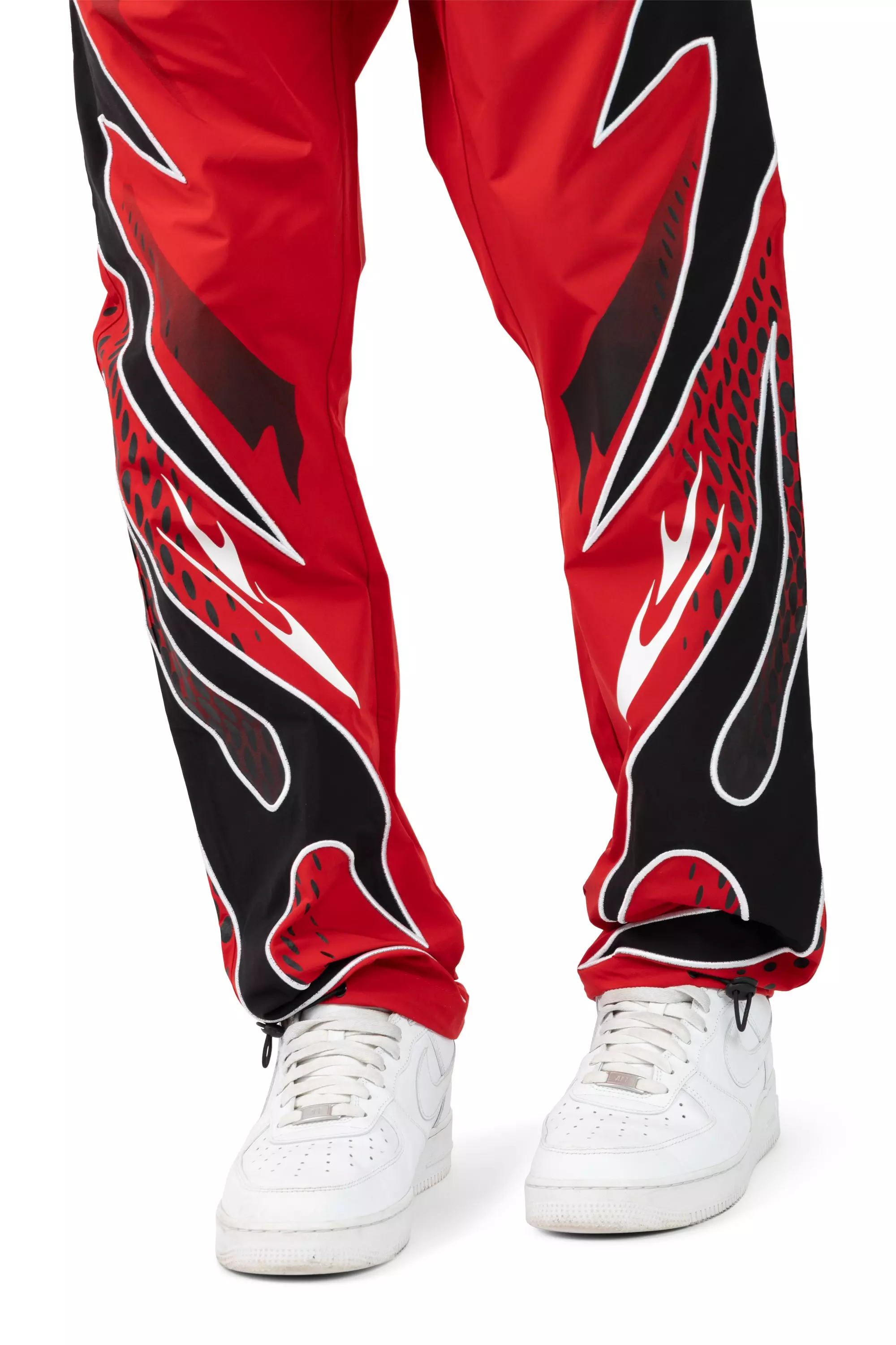 Smoke Rise Men's Republic Windbreaker Pants - Red - RED