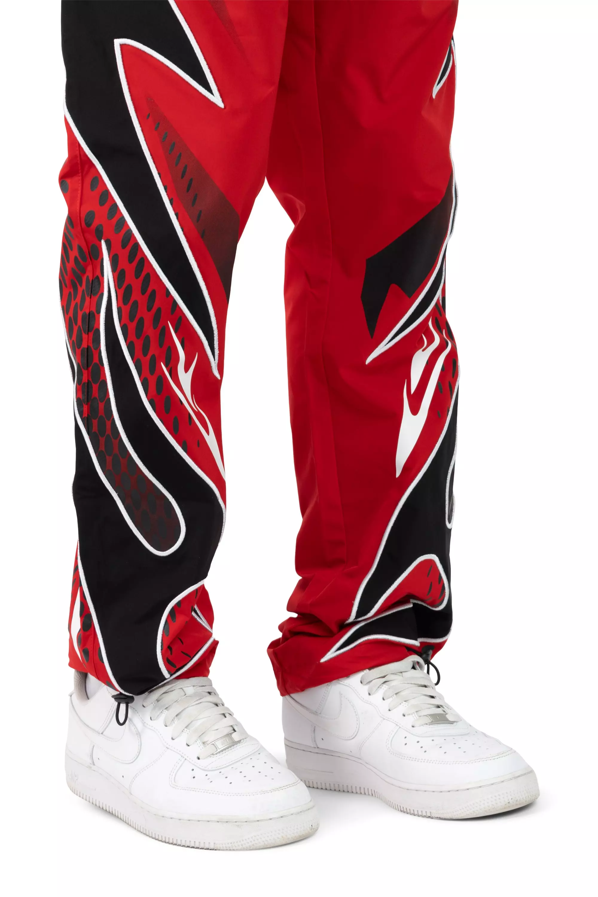 Smoke Rise Men's Republic Windbreaker Pants - Red - RED