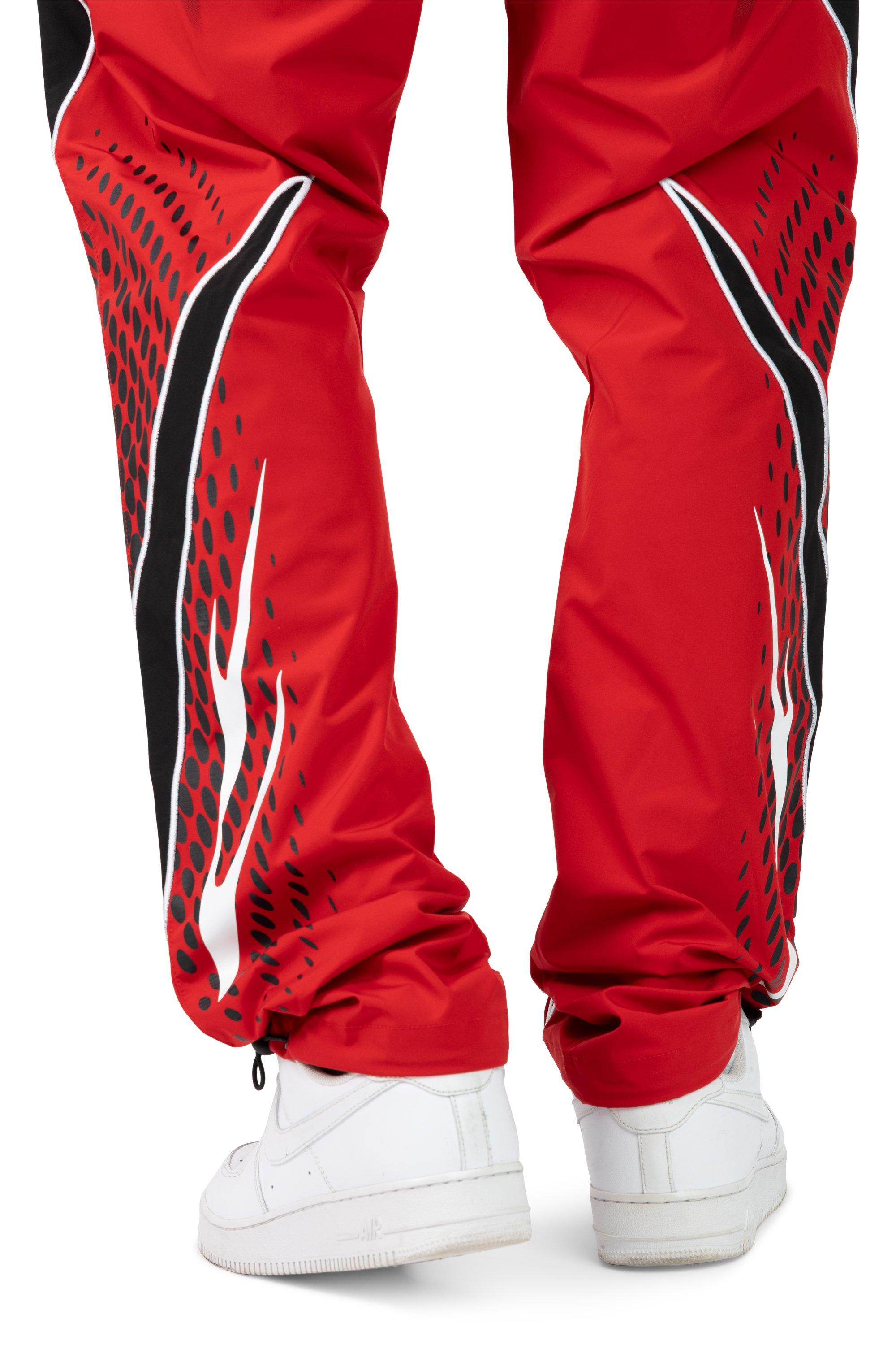 Smoke Rise Men's Republic Windbreaker Pants - Red - RED Thumbnail View 6