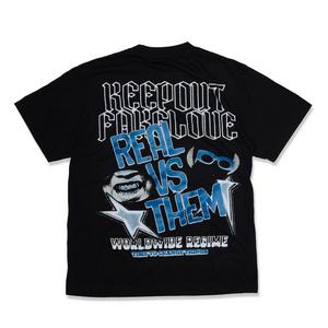 KEEPOUTFAKELOVE Men's Views Tee - Black