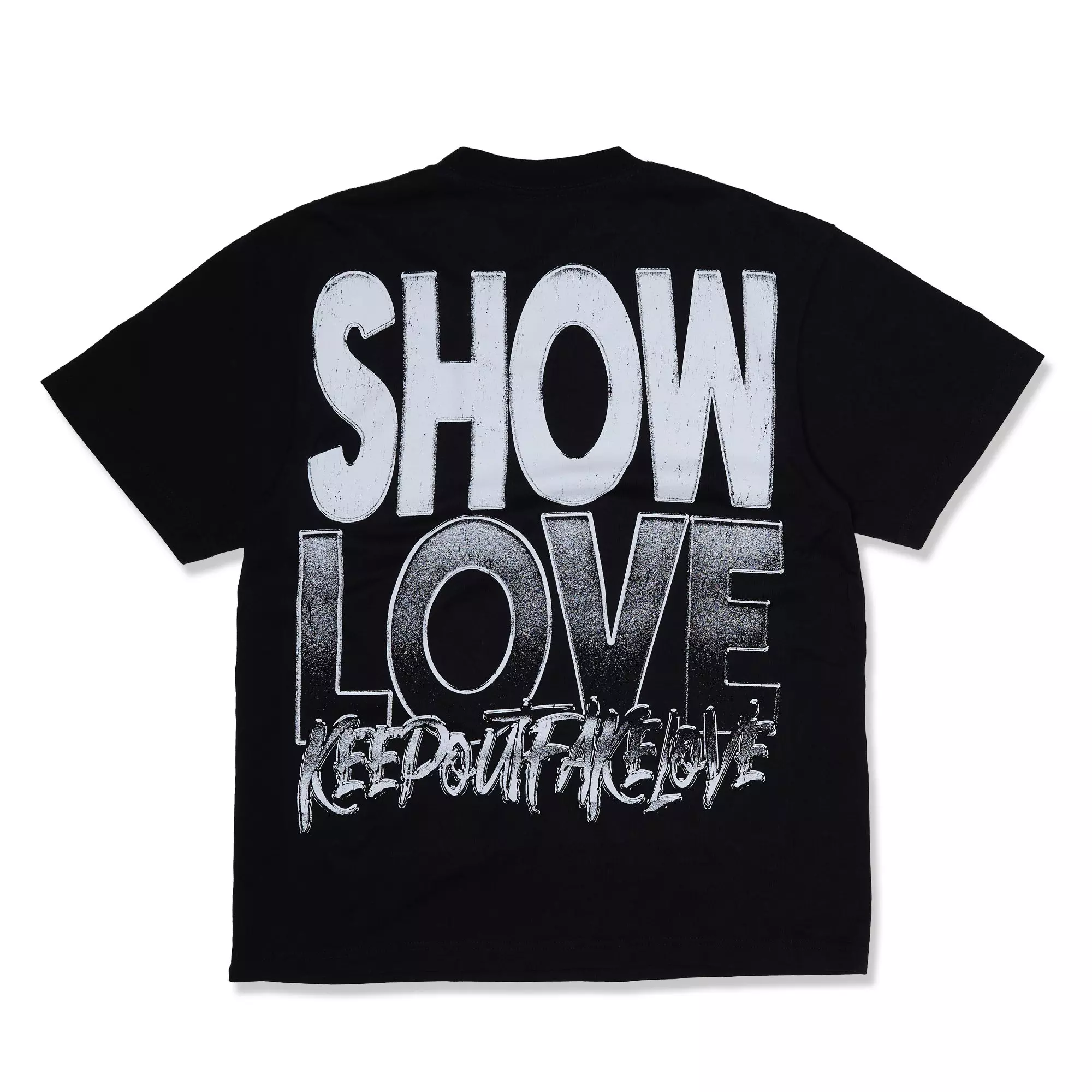KEEPOUTFAKELOVE Men's Free Love - Black/White - BLACK/WHITE