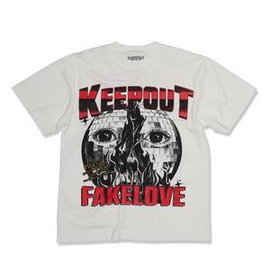 KEEPOUTFAKELOVE Men's Soulfull Tee - White