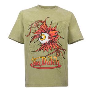 Von Dutch Men's Crazy Eyeball Tee - Olive