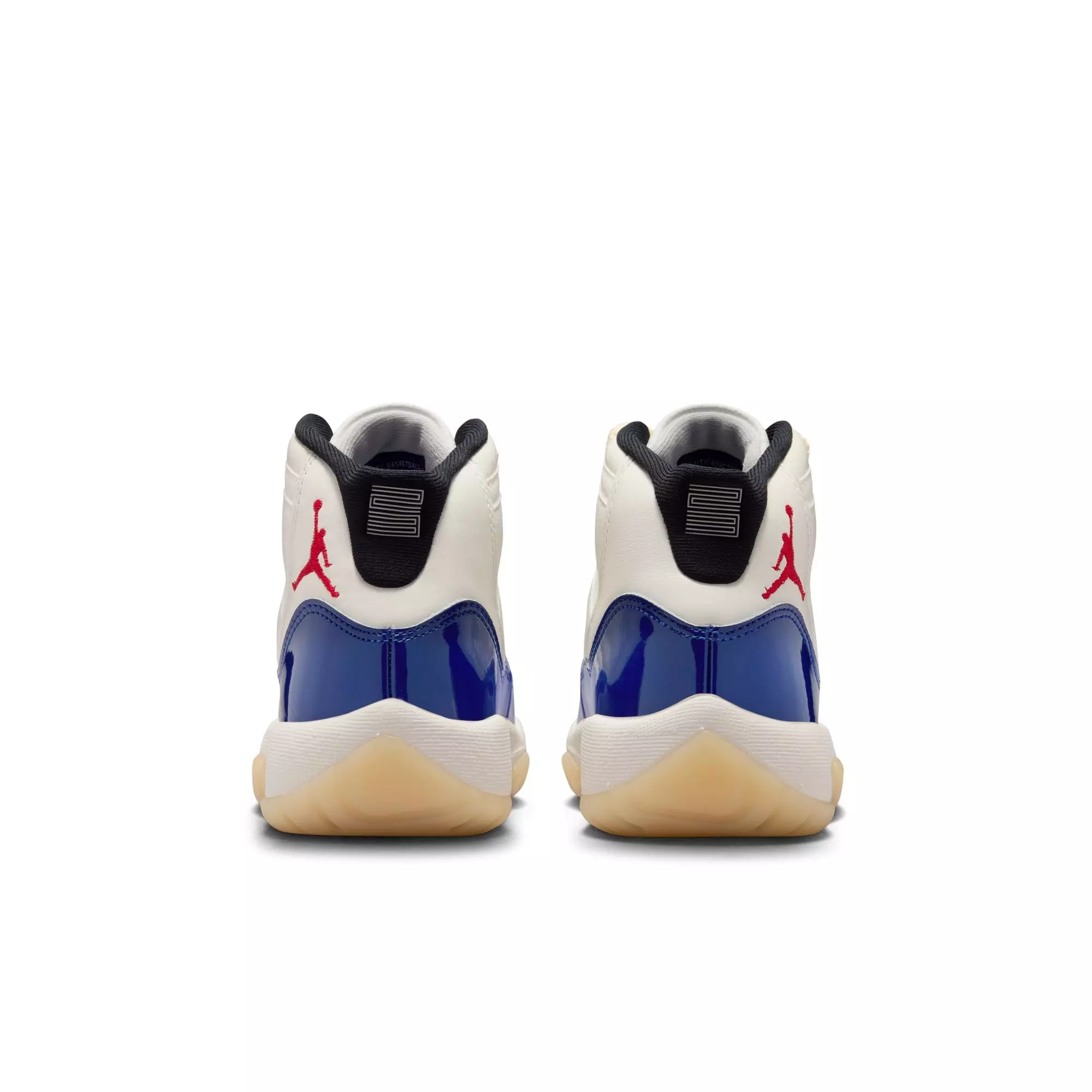 Jordan 11 Retro "Rare Air" Grade School Kids' Shoe - DEEP ROYAL BLUE/FIRE RED/SAIL