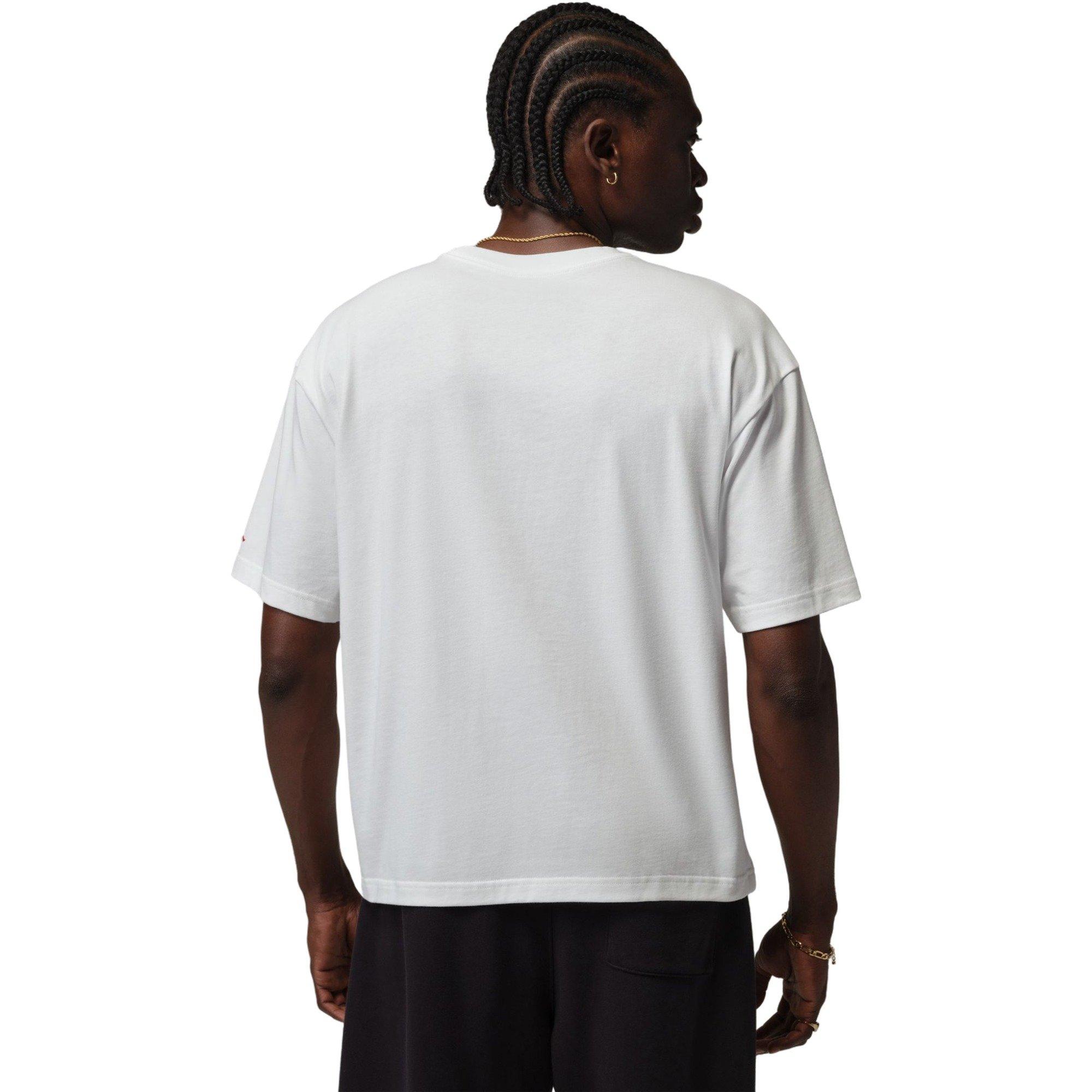 Jordan Men's Flight Essentials Boxy Graphic Tee - WHITE Thumbnail View 2