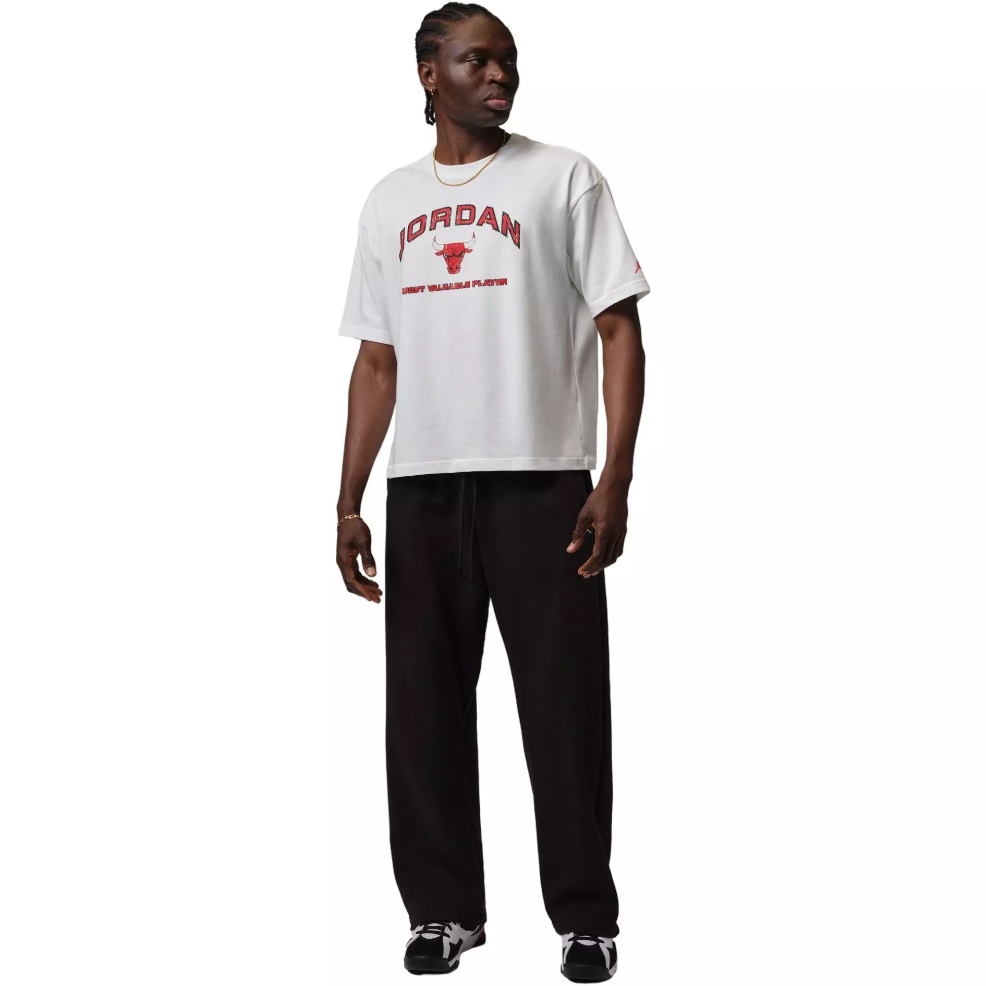 Jordan Men's Flight Essentials Boxy Graphic Tee - WHITE