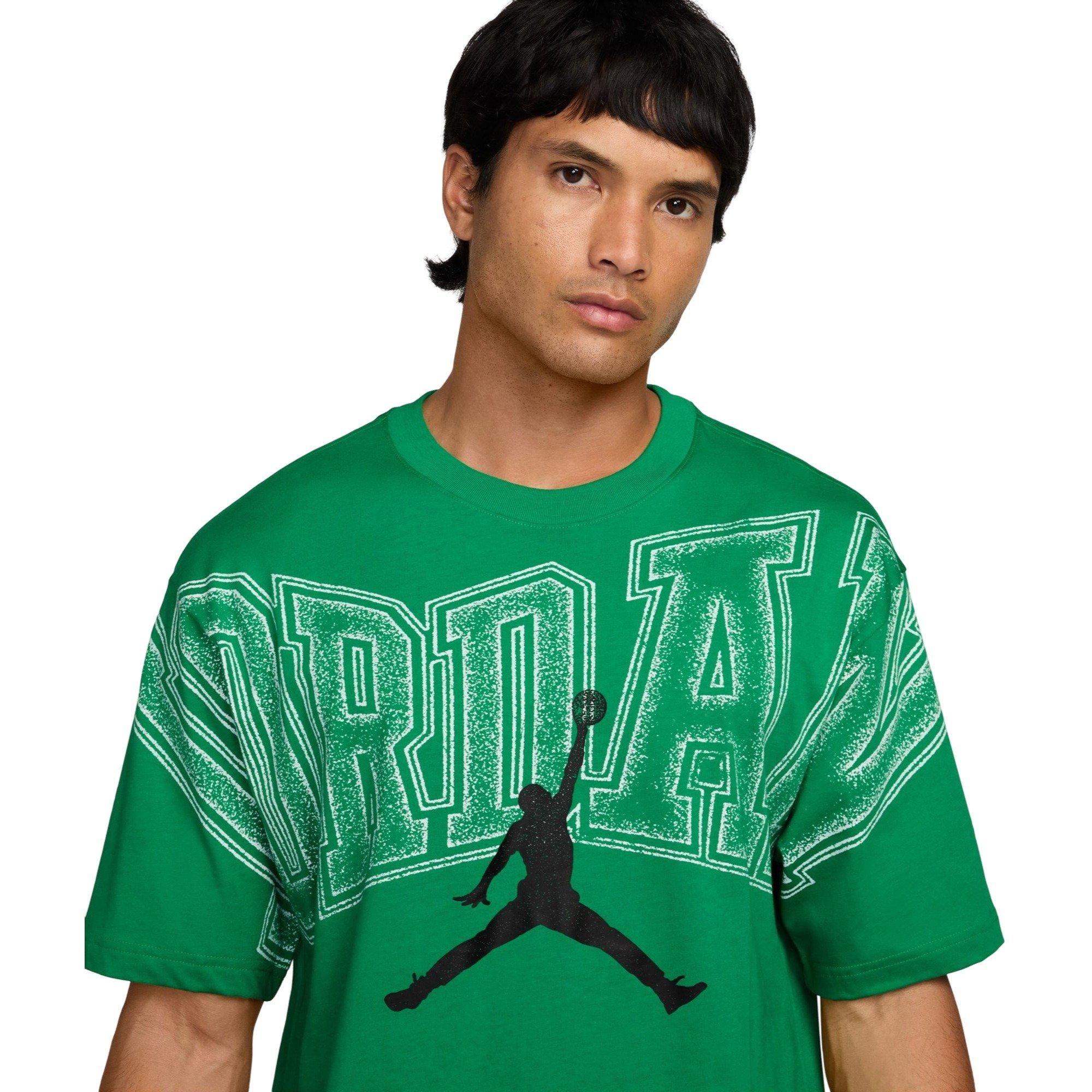 Jordan Men's Graphic Tee-Green - GREEN Thumbnail View 3