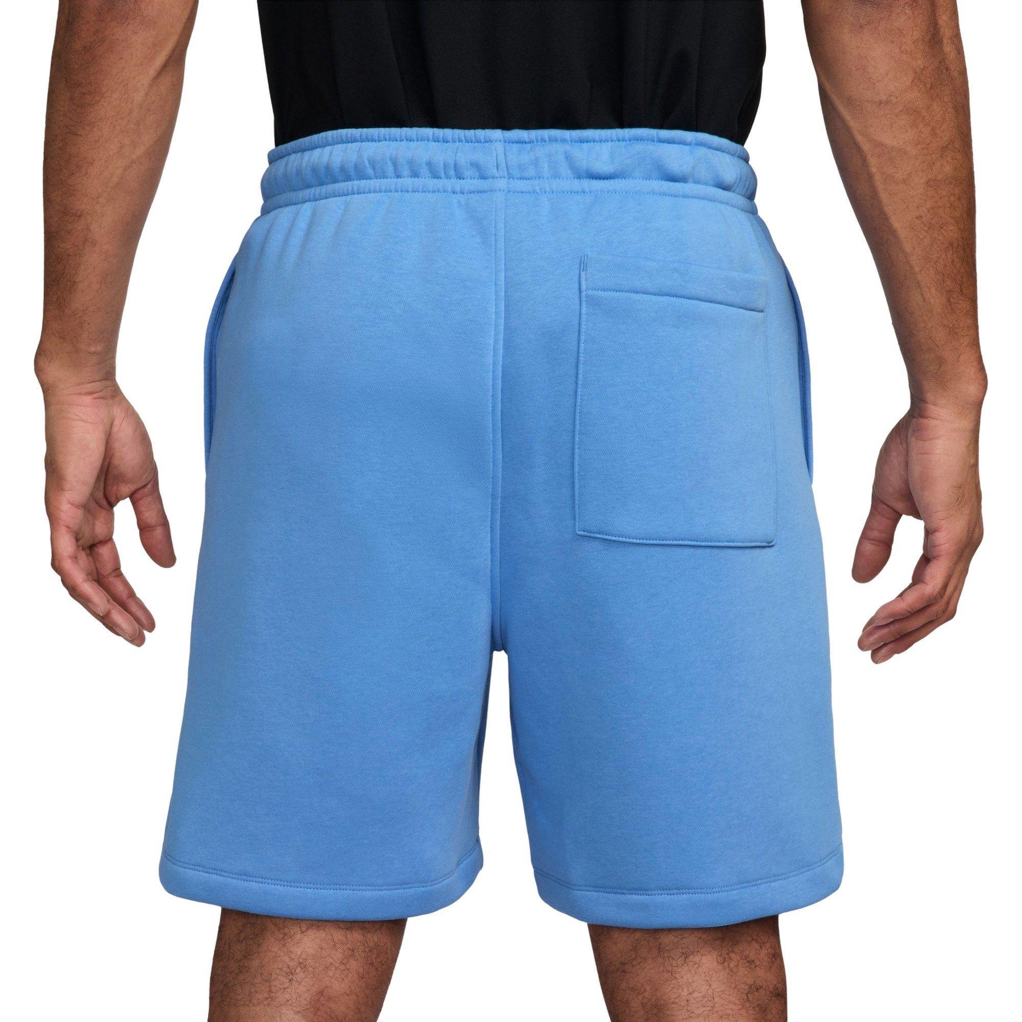Jordan Men's Brooklyn Fleece Shorts - Blue - LT BLUE Thumbnail View 2