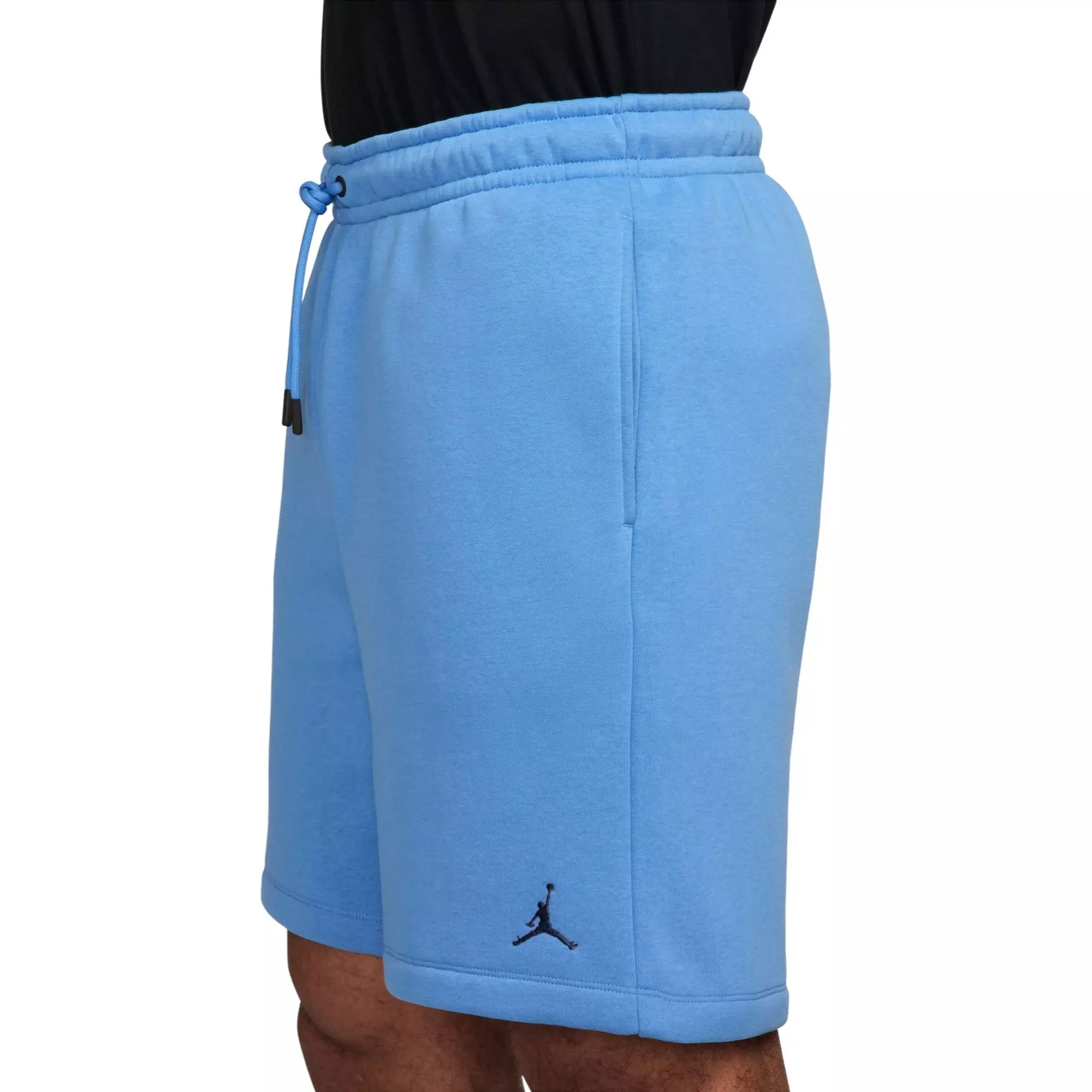 Jordan Men's Brooklyn Fleece Shorts-Blue - LT BLUE
