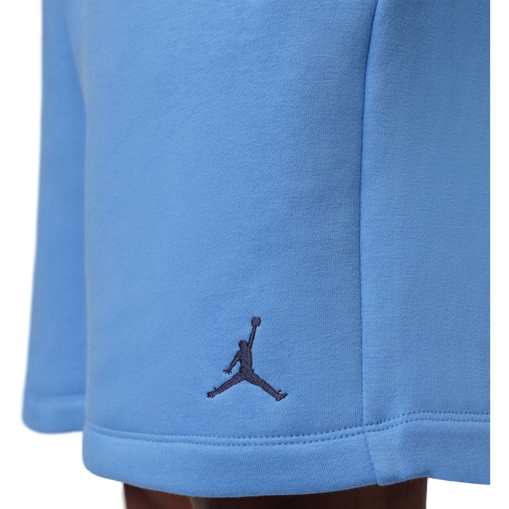 Jordan Men's Brooklyn Fleece Shorts - Blue - LT BLUE Thumbnail View 6
