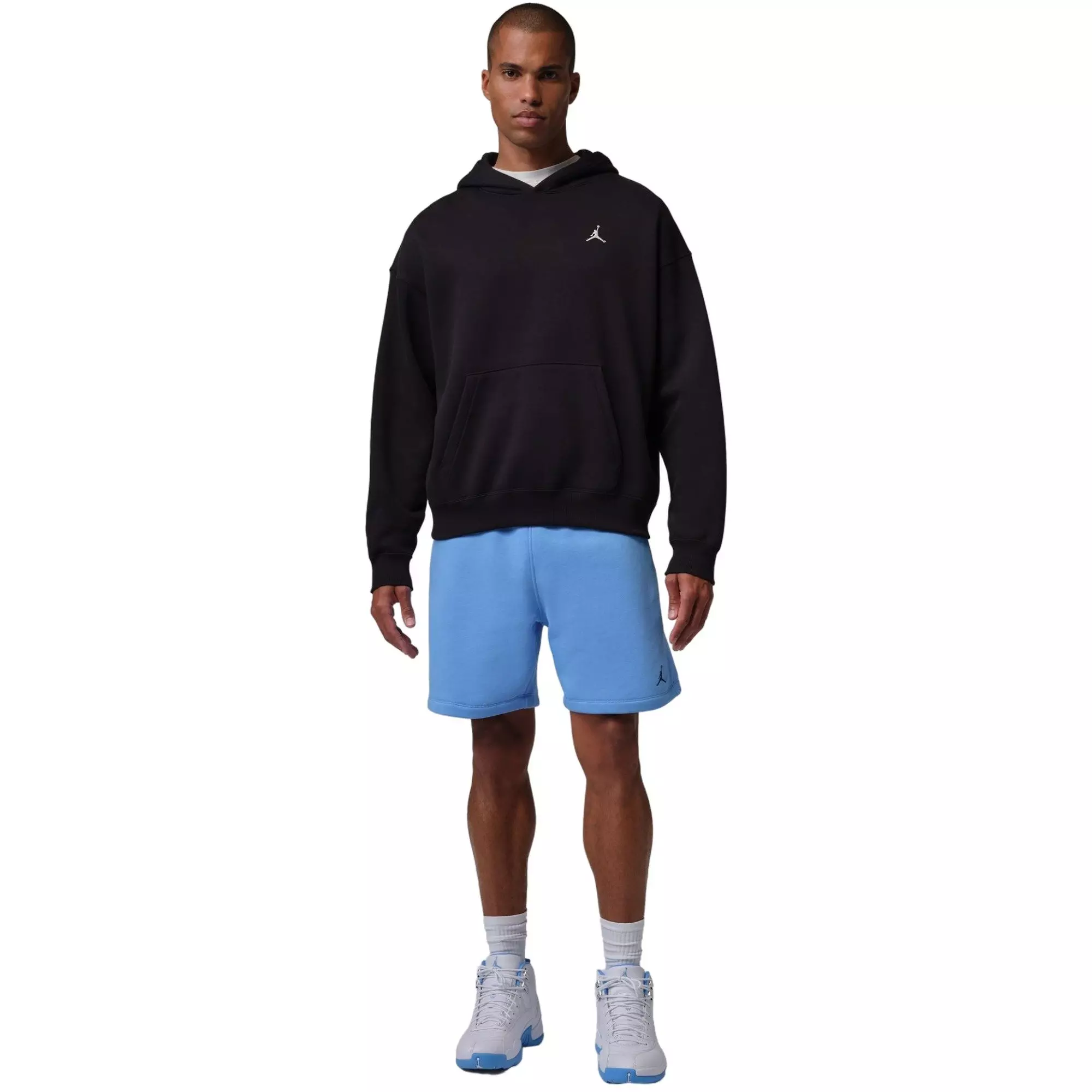 Jordan Men's Brooklyn Fleece Shorts - Blue - LT BLUE