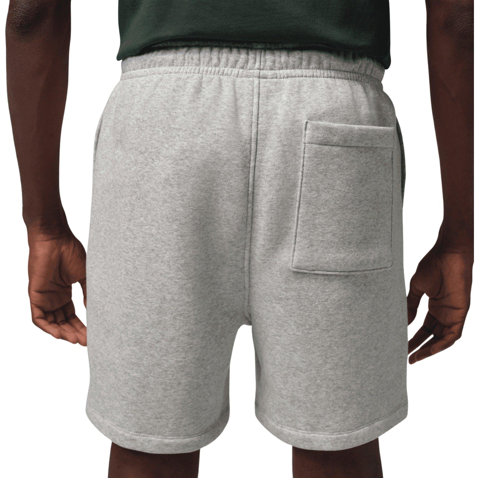 Jordan Men's Brooklyn Fleece Shorts - Light Grey - GREY Thumbnail View 2
