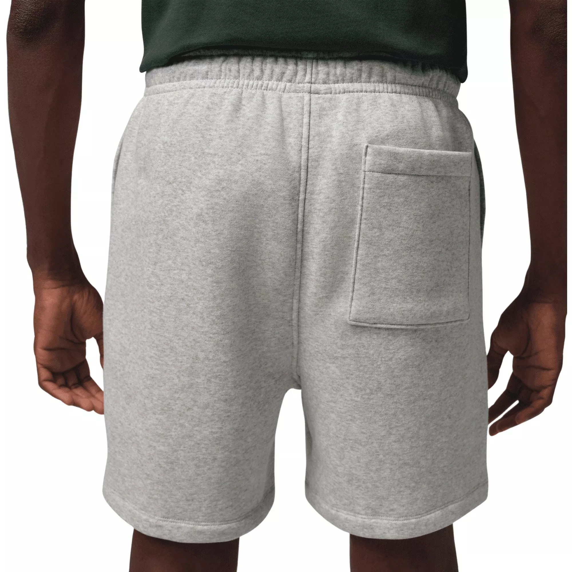 Jordan Men's Brooklyn Fleece Shorts - Light Grey - GREY
