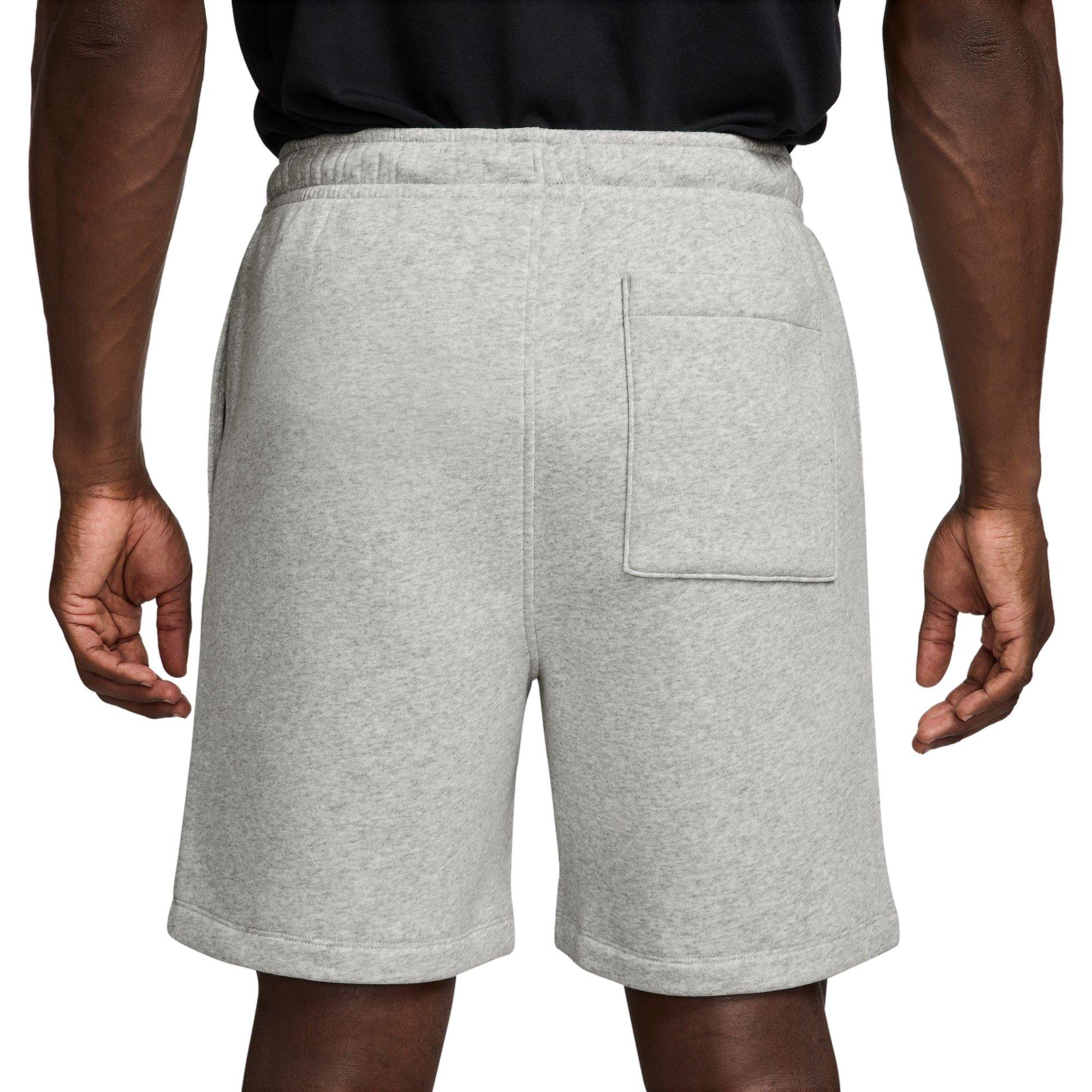 Jordan Men's Brooklyn Fleece Shorts - GREY Thumbnail View 2