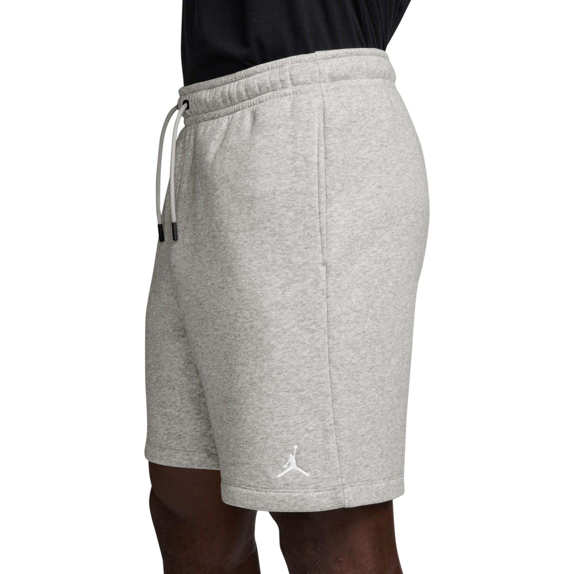 Jordan Men's Brooklyn Fleece Shorts - GREY Thumbnail View 3