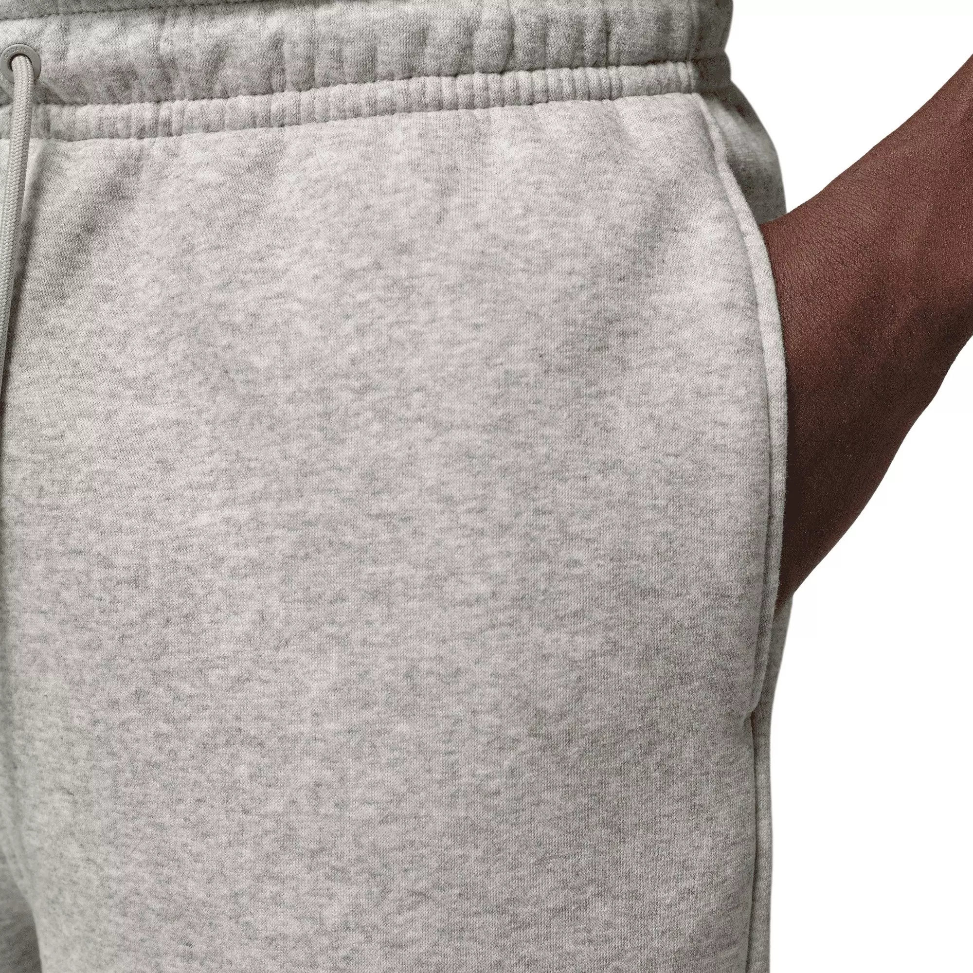 Jordan Men's Brooklyn Fleece Shorts - Light Grey - GREY