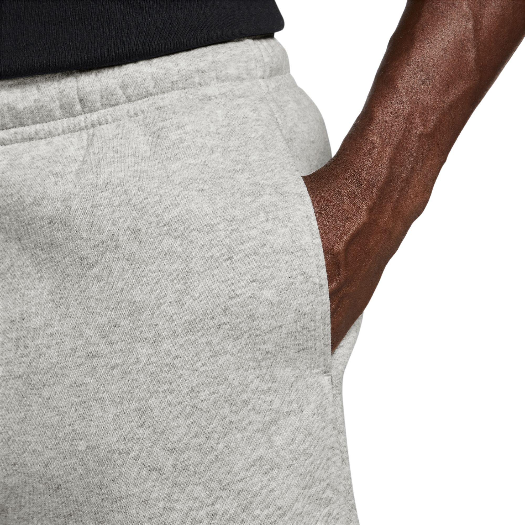 Jordan Men's Brooklyn Fleece Shorts - GREY Thumbnail View 4