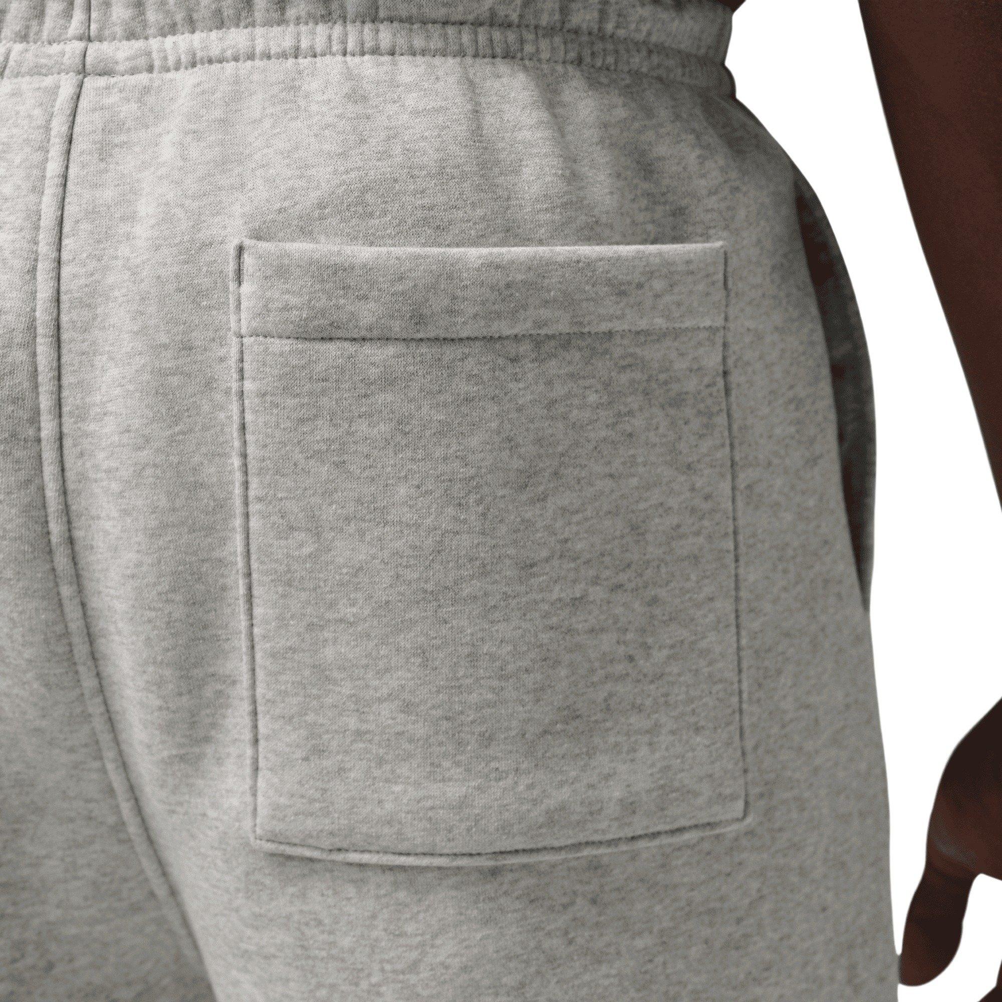 Jordan Men's Brooklyn Fleece Shorts - GREY Thumbnail View 5