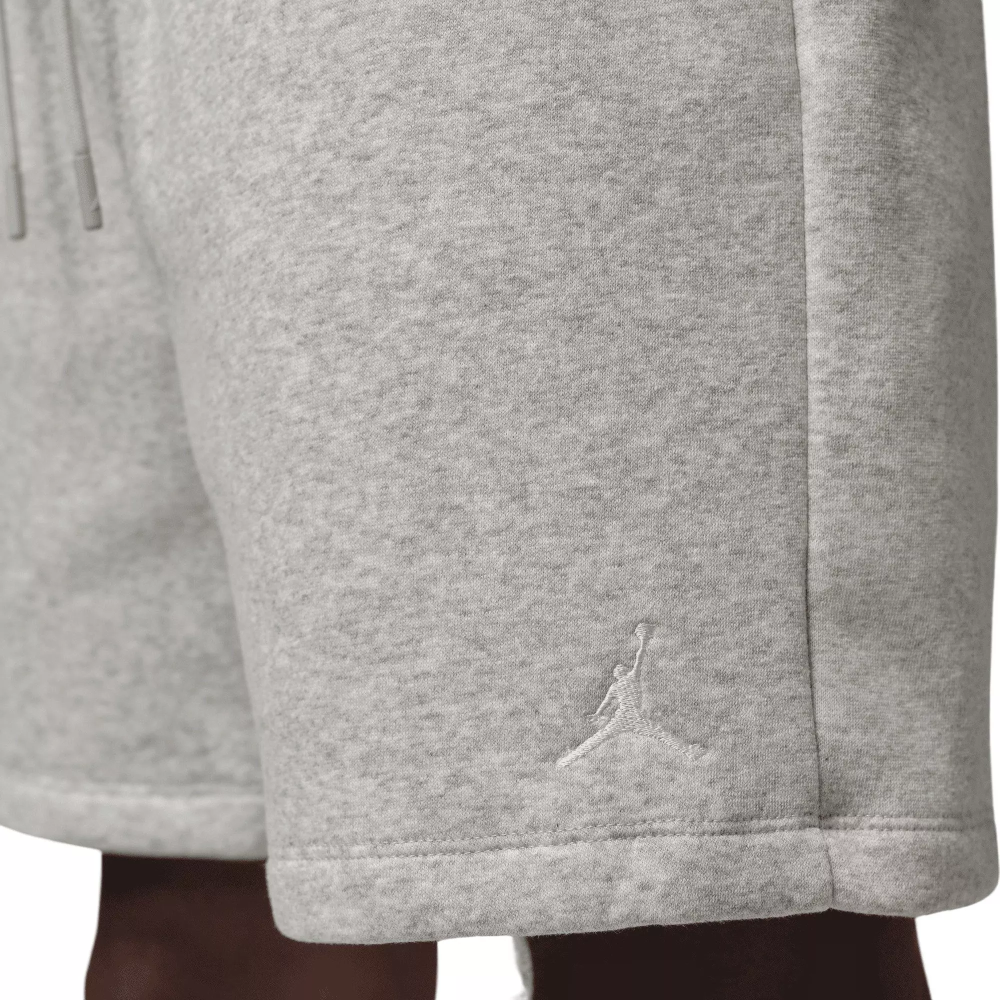 Jordan Men's Brooklyn Fleece Shorts - Light Grey - GREY