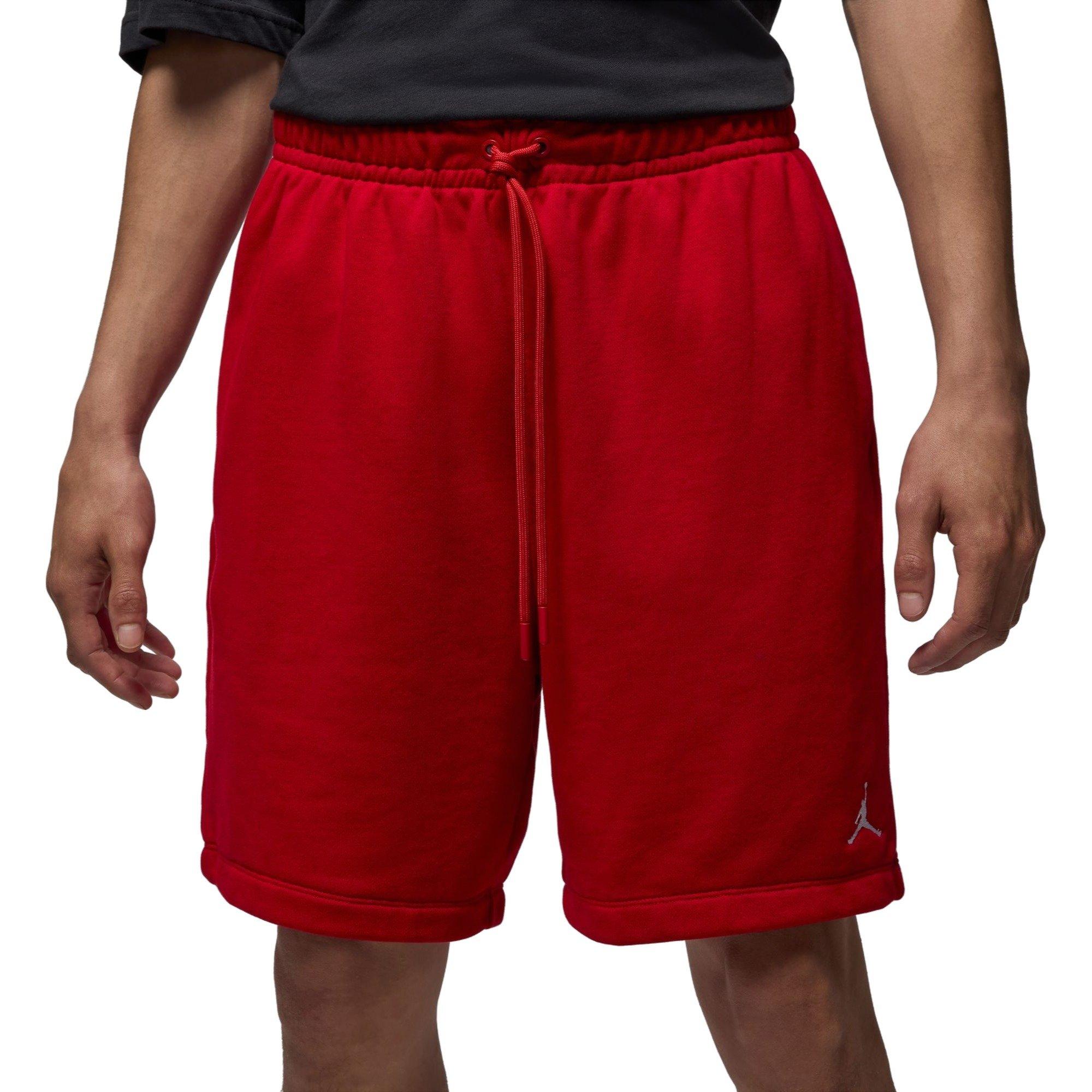 Jordan Men's Brooklyn Fleece Shorts - Red - RED Thumbnail View 1
