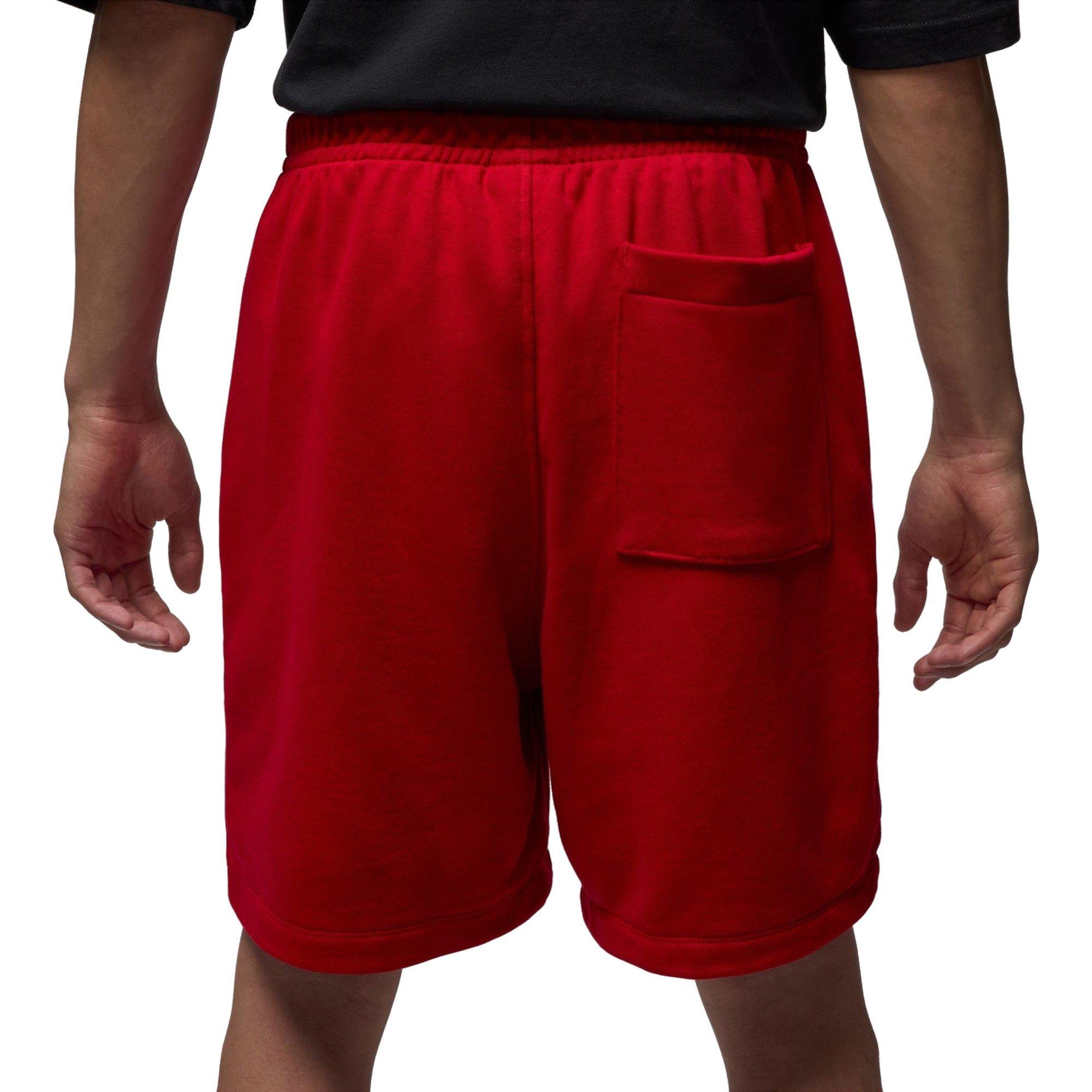 Jordan Men's Brooklyn Fleece Shorts - Red - RED Thumbnail View 2