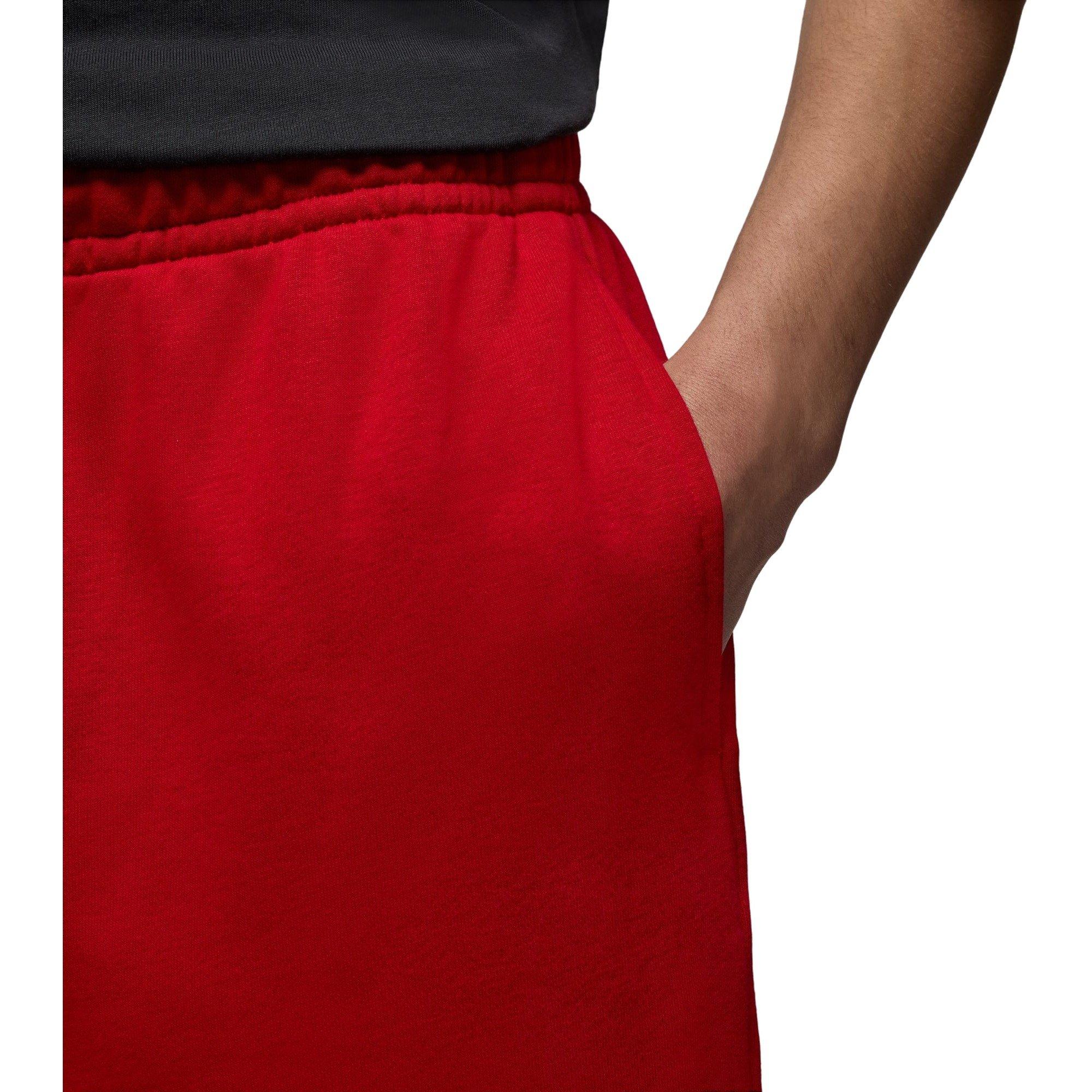 Jordan Men's Brooklyn Fleece Shorts-Red - RED Thumbnail View 4