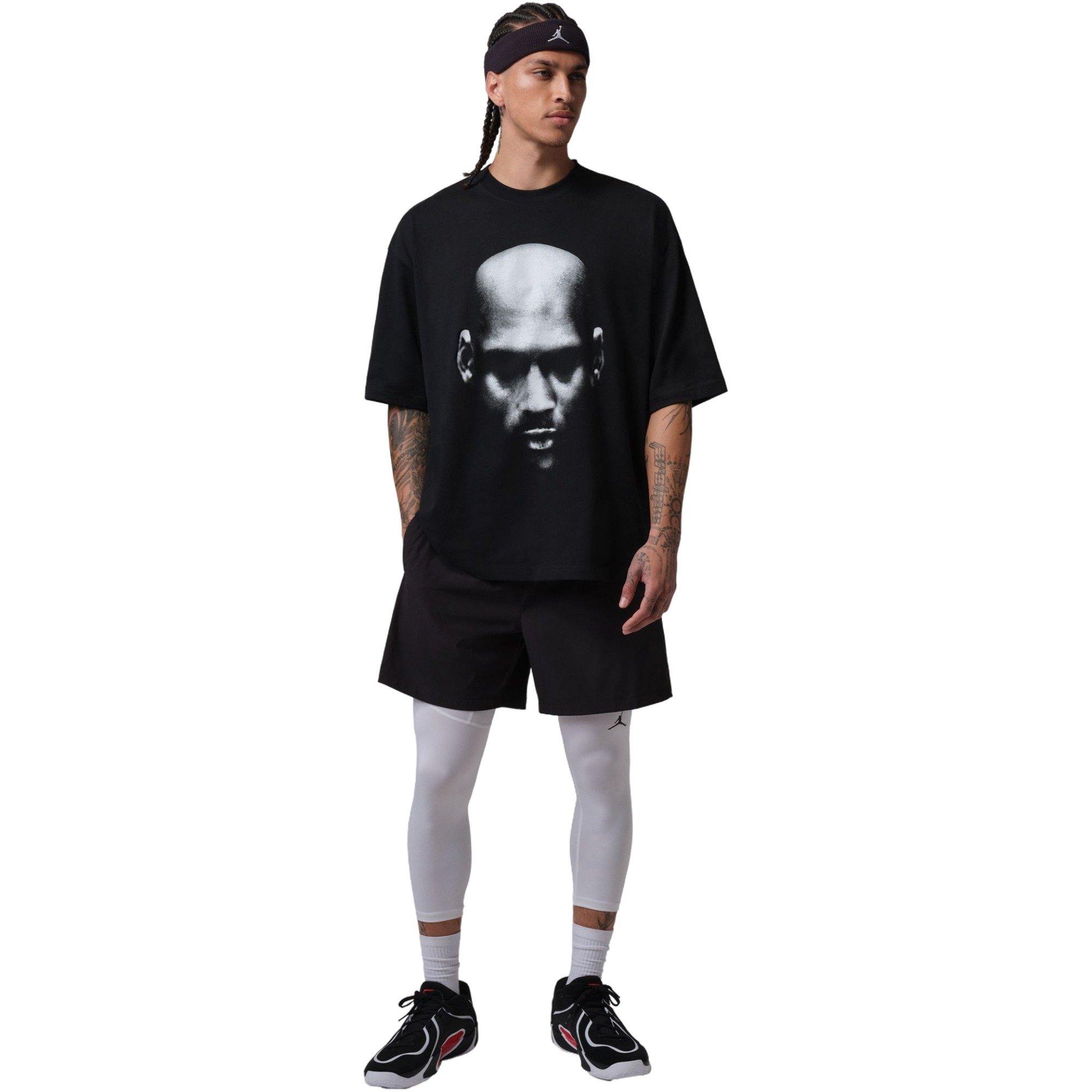 Jordan Men's Dri-FIT Sport Graphic Tee - BLACK Thumbnail View 6