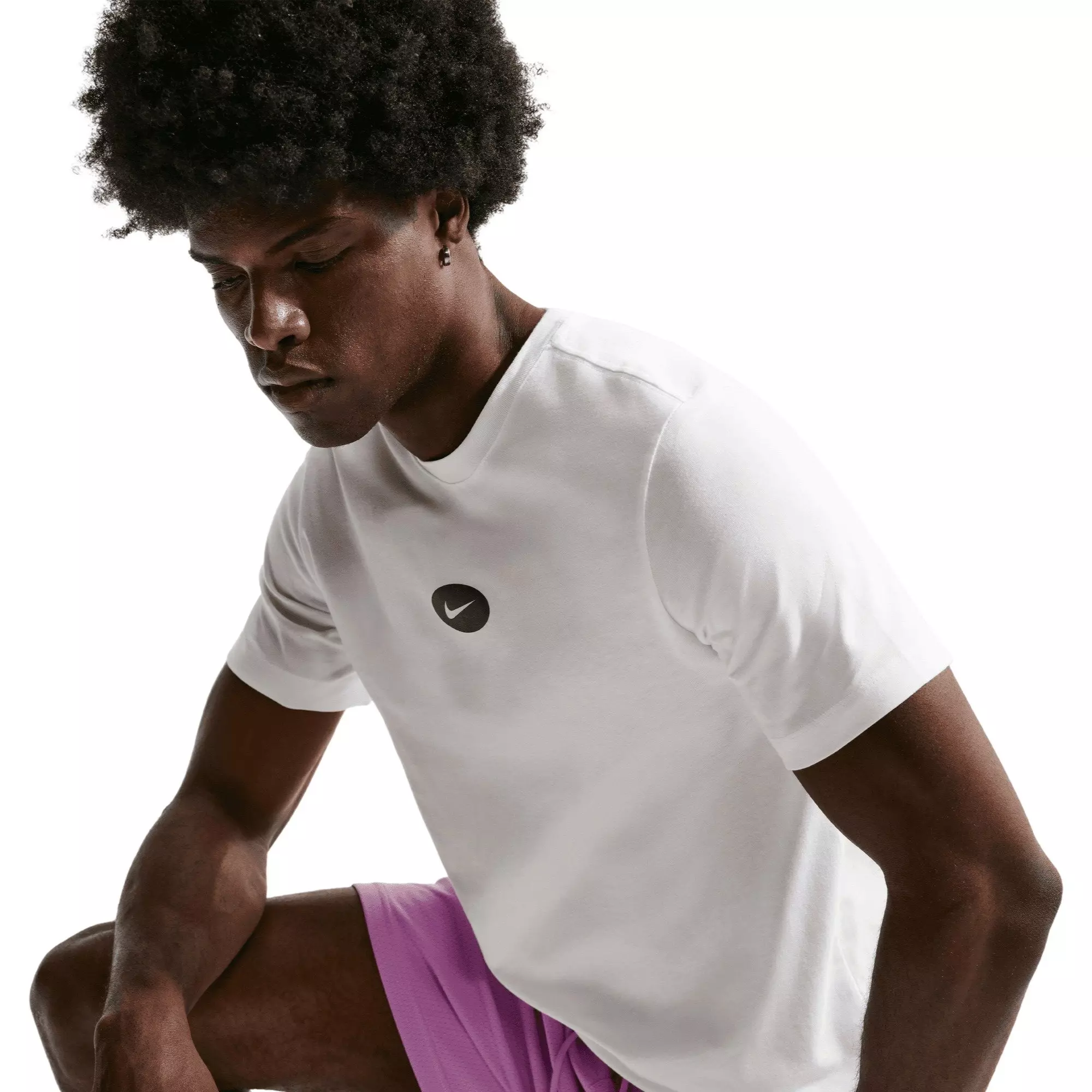 Nike Men's Sportswear Tee - White/Black - WHITE/BLACK
