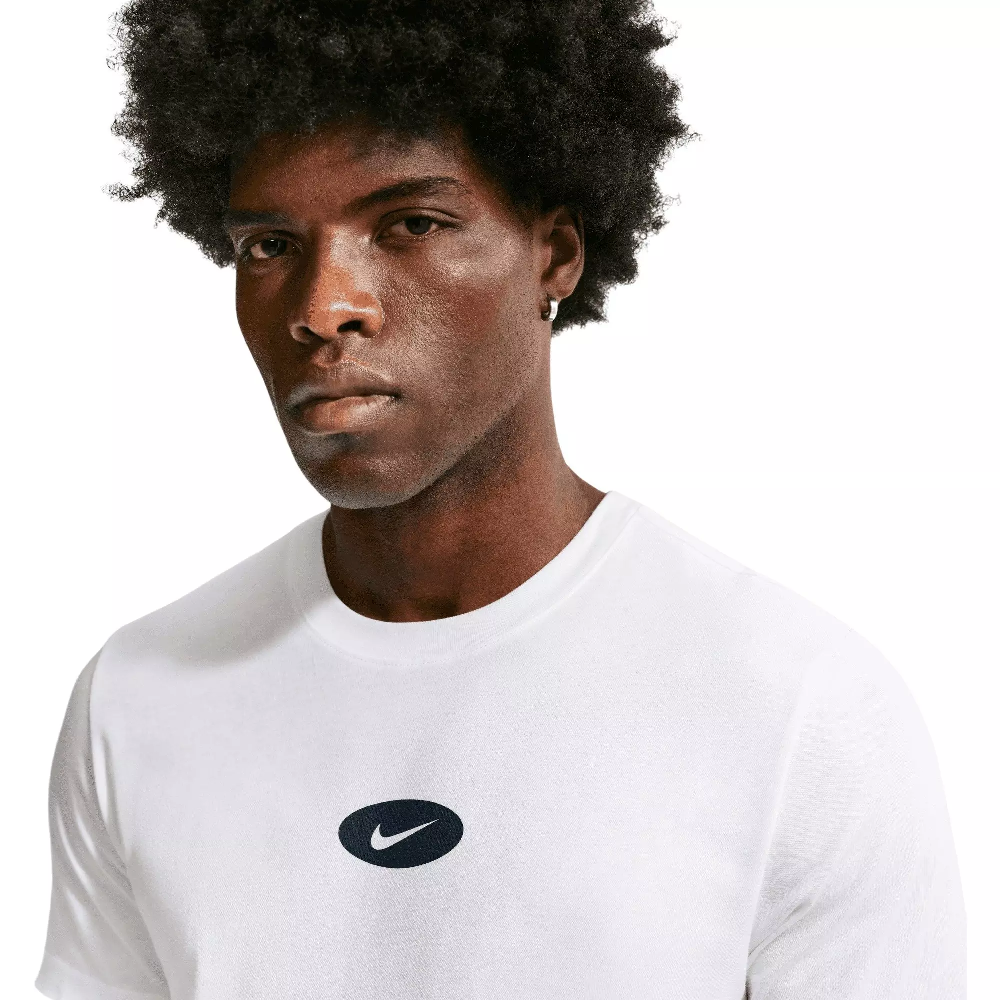 Nike Men's Sportswear Tee - White/Black - WHITE/BLACK