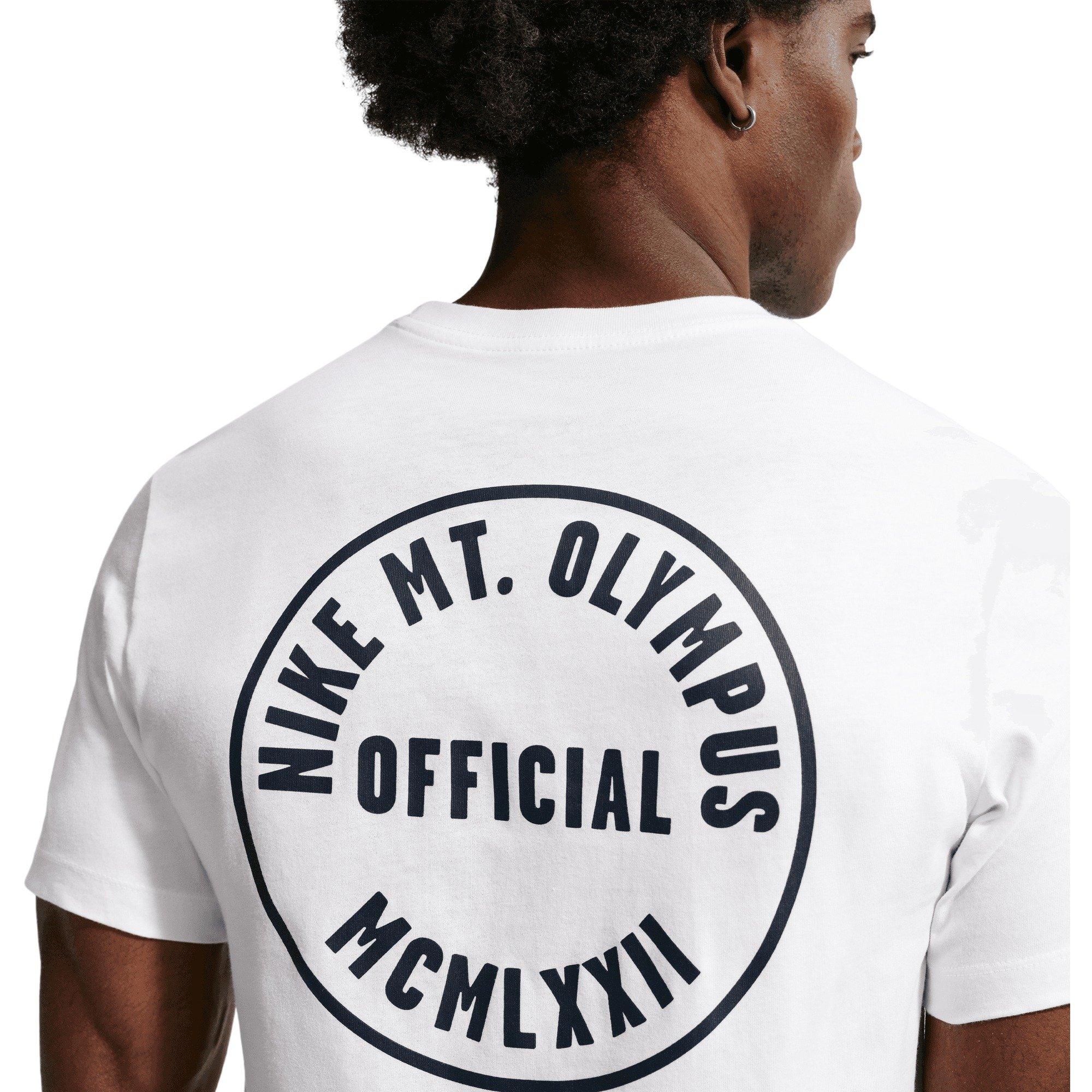 Nike Men's Sportswear Tee - White/Black - WHITE/BLACK Thumbnail View 5