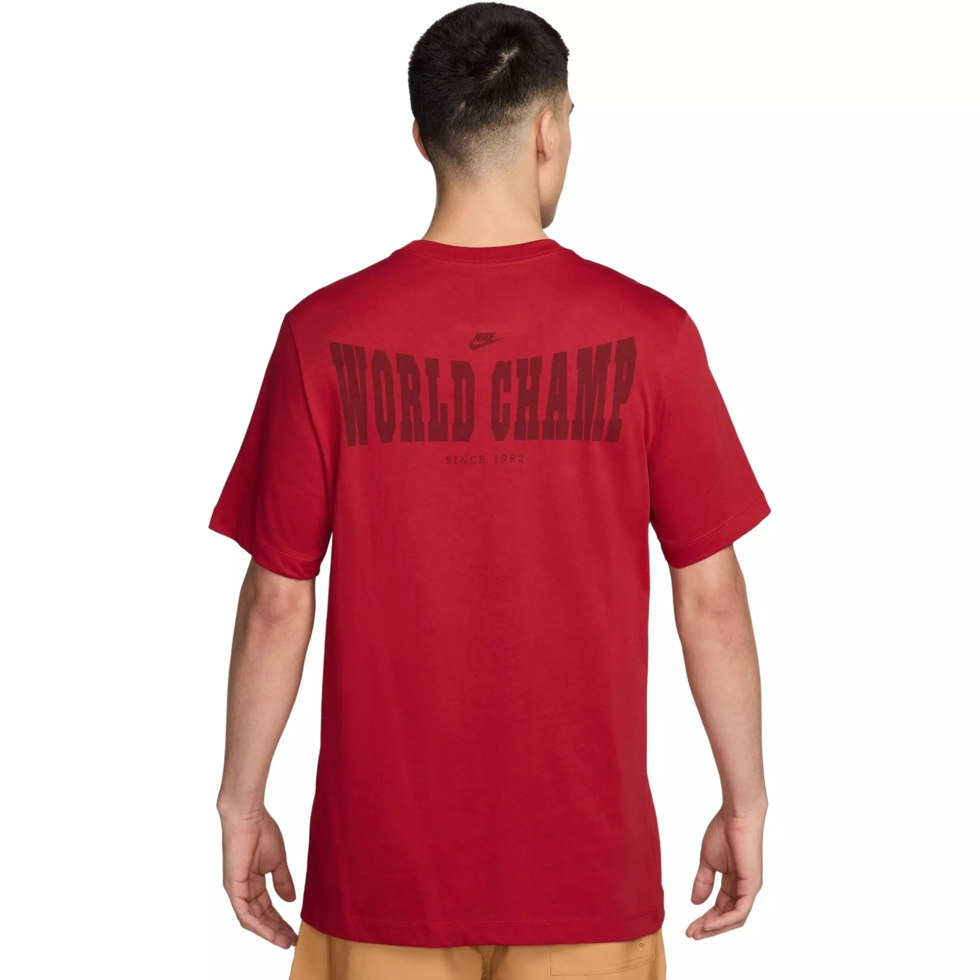 Nike Men's Sportswear Tee-Red - RED