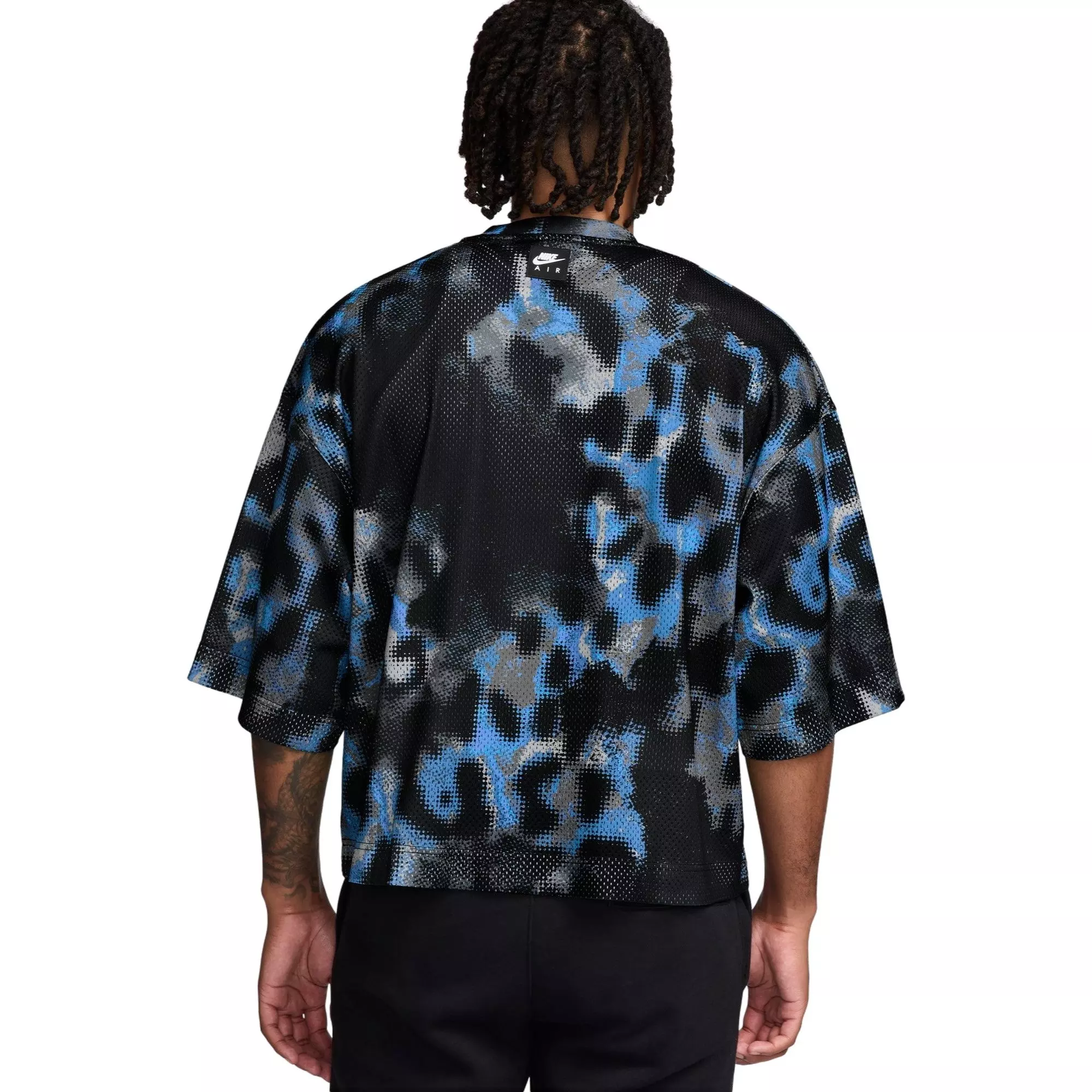Nike Men's Air Jersey - Black/Blue - BLACK/BLUE