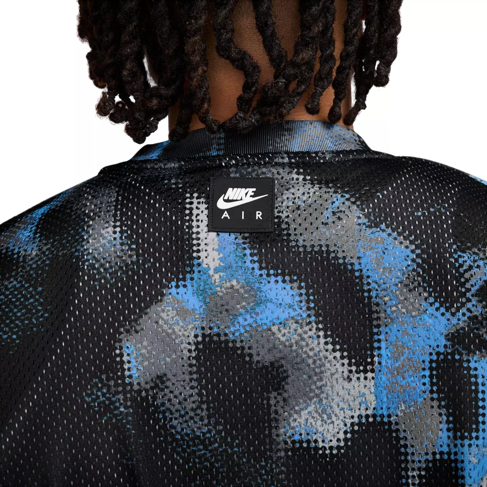 Nike Men's Air Jersey - Black/Blue - BLACK/BLUE