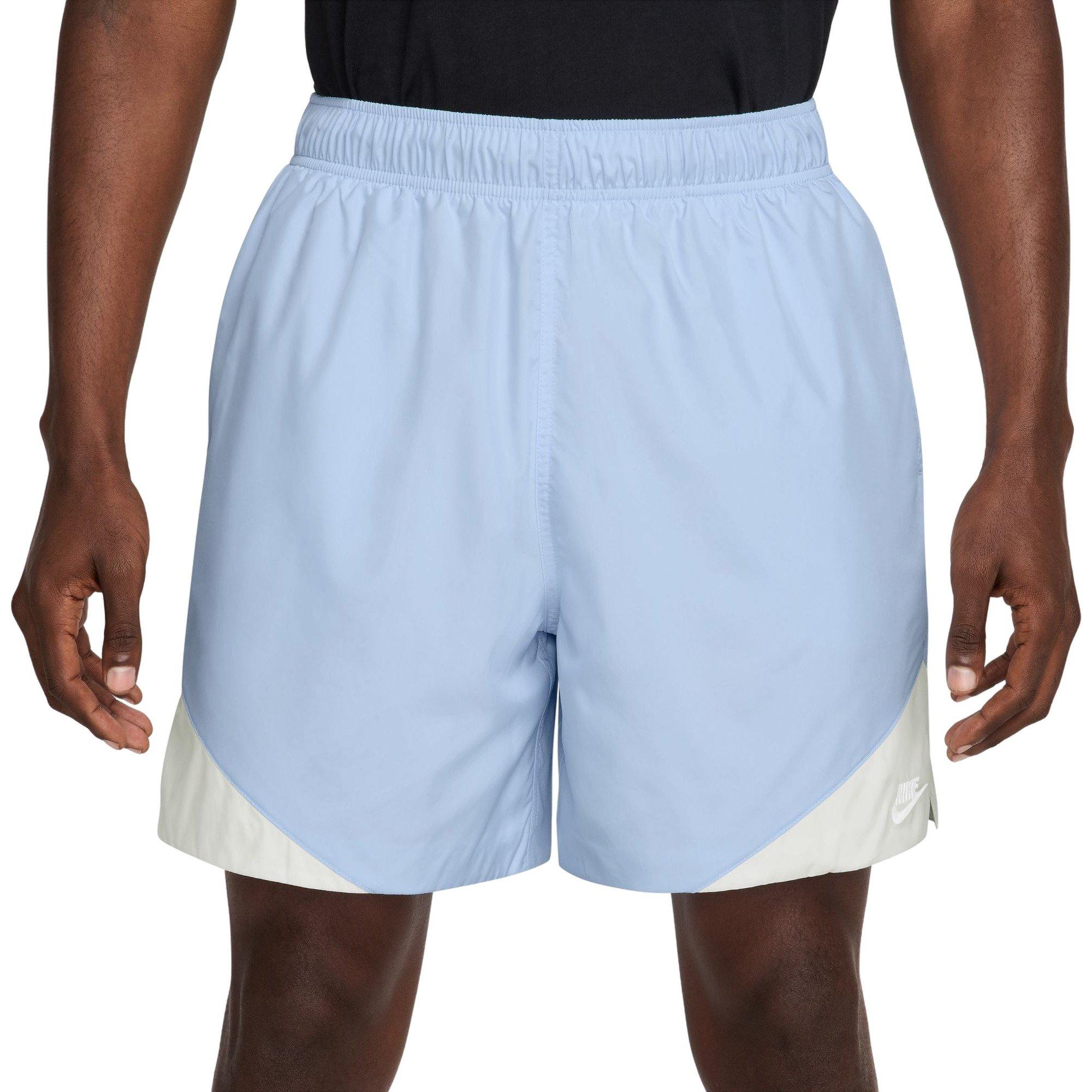 Nike Men's Windrunner Lightweight Woven Shorts - Lt Blue/White - LT BLUE/WHITE Thumbnail View 1