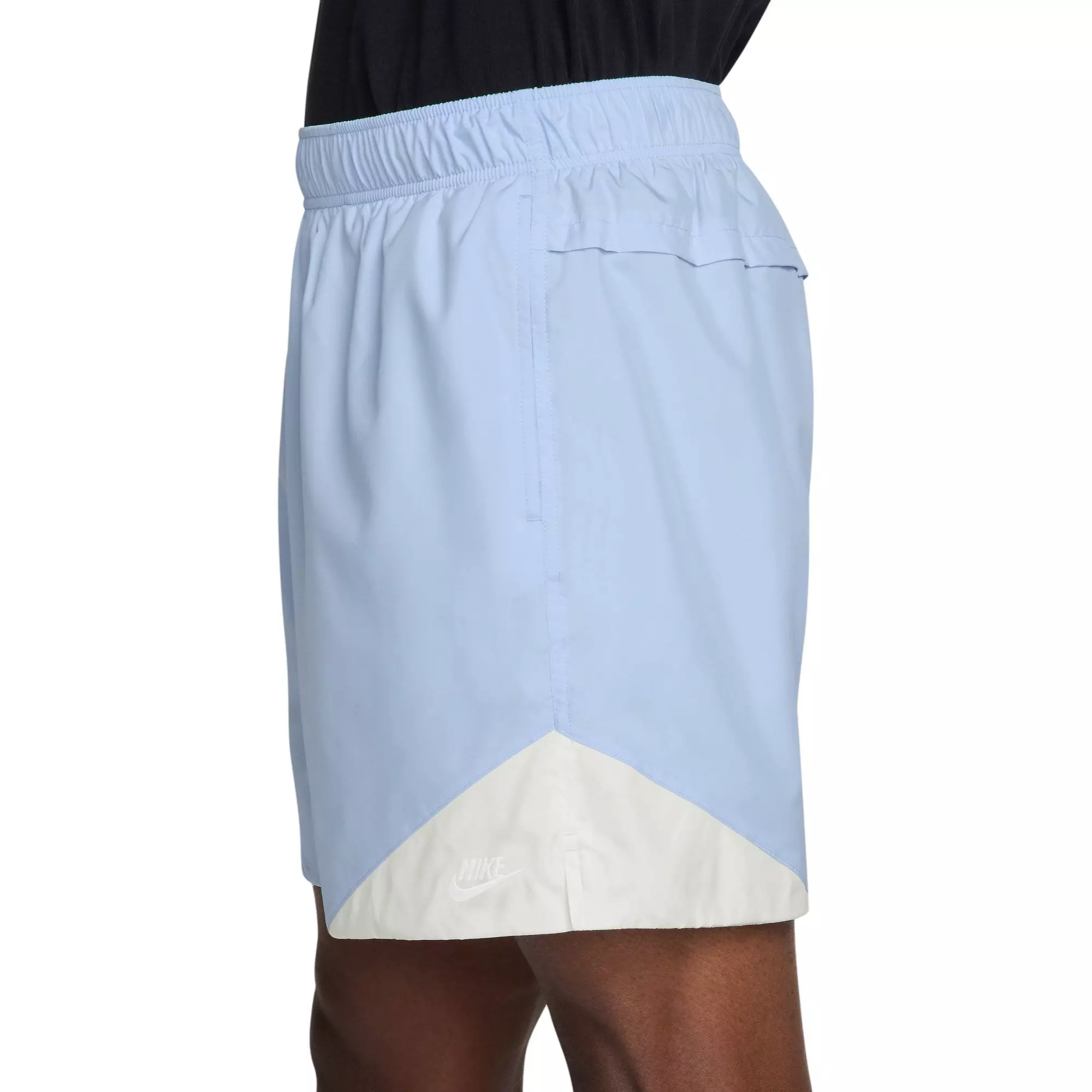 Nike Men's Windrunner Lightweight Woven Shorts - LT BLUE/WHITE