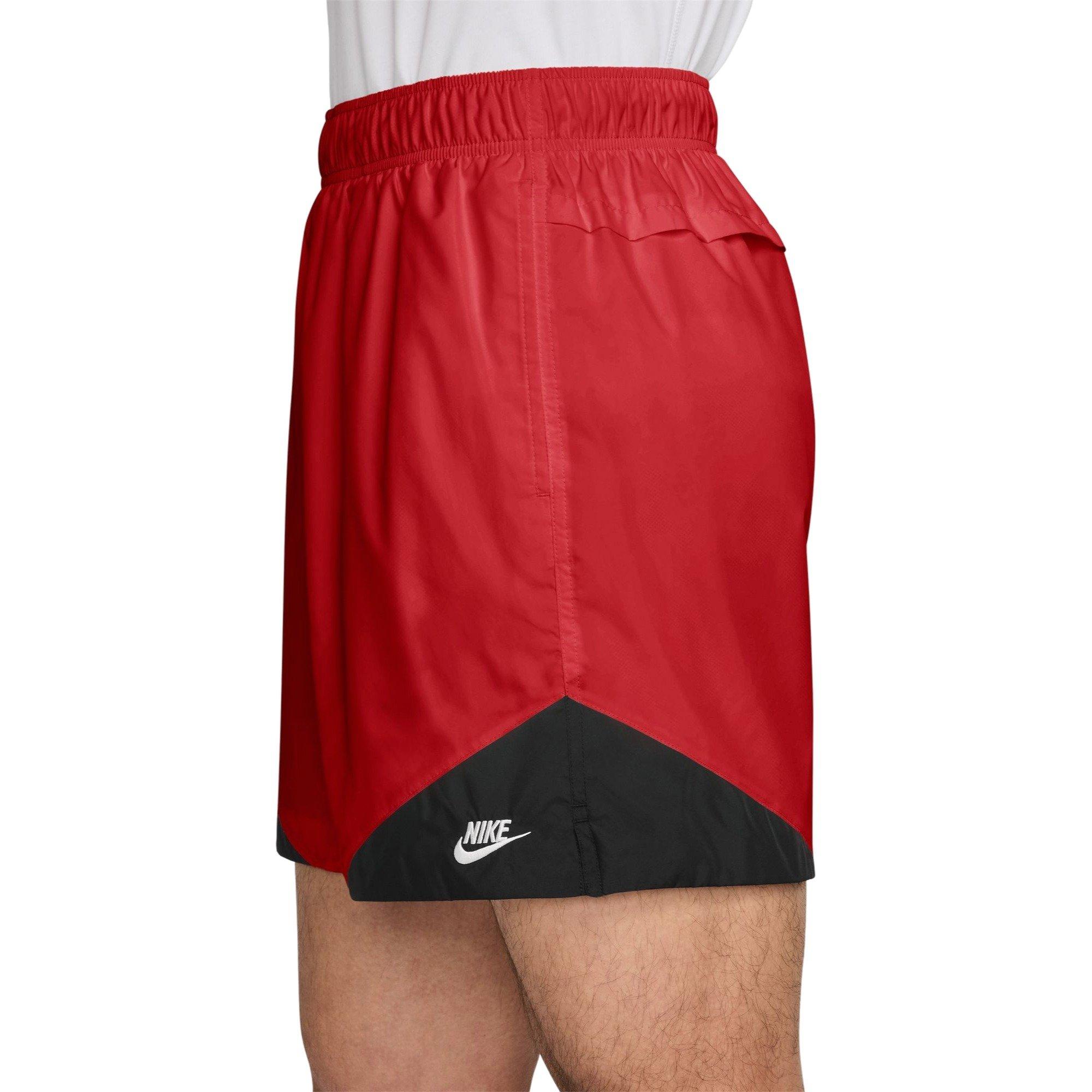 Nike Men's Windrunner Lightweight Woven Shorts-Red - RED Thumbnail View 3