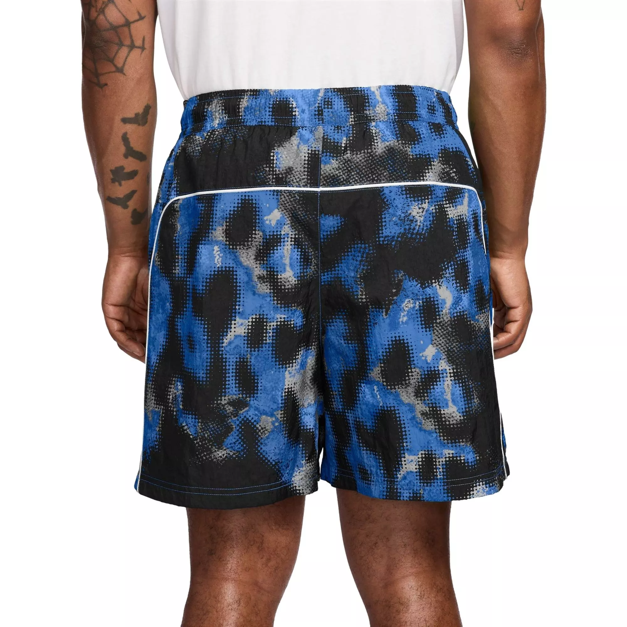 Nike Men's Air Woven Shorts - Black/Blue - BLACK/BLUE
