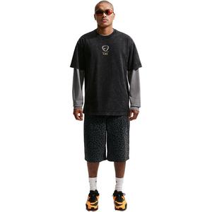 Nike Men's Sportswear Tee-Black Orange