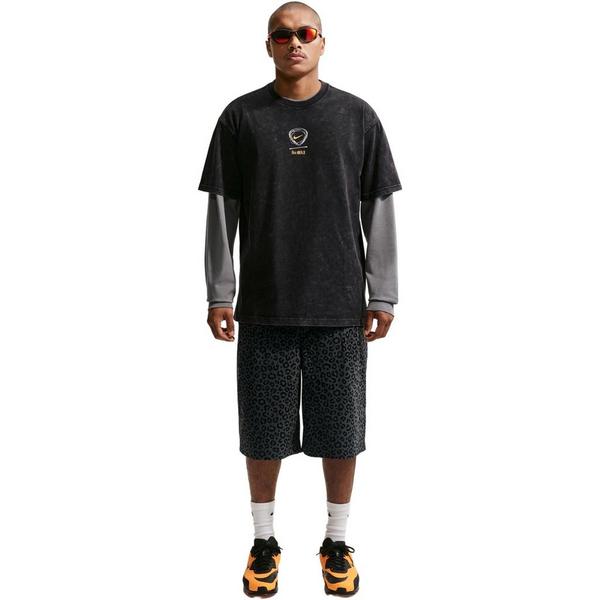 Nike Men's Sportswear Tee-Black Orange