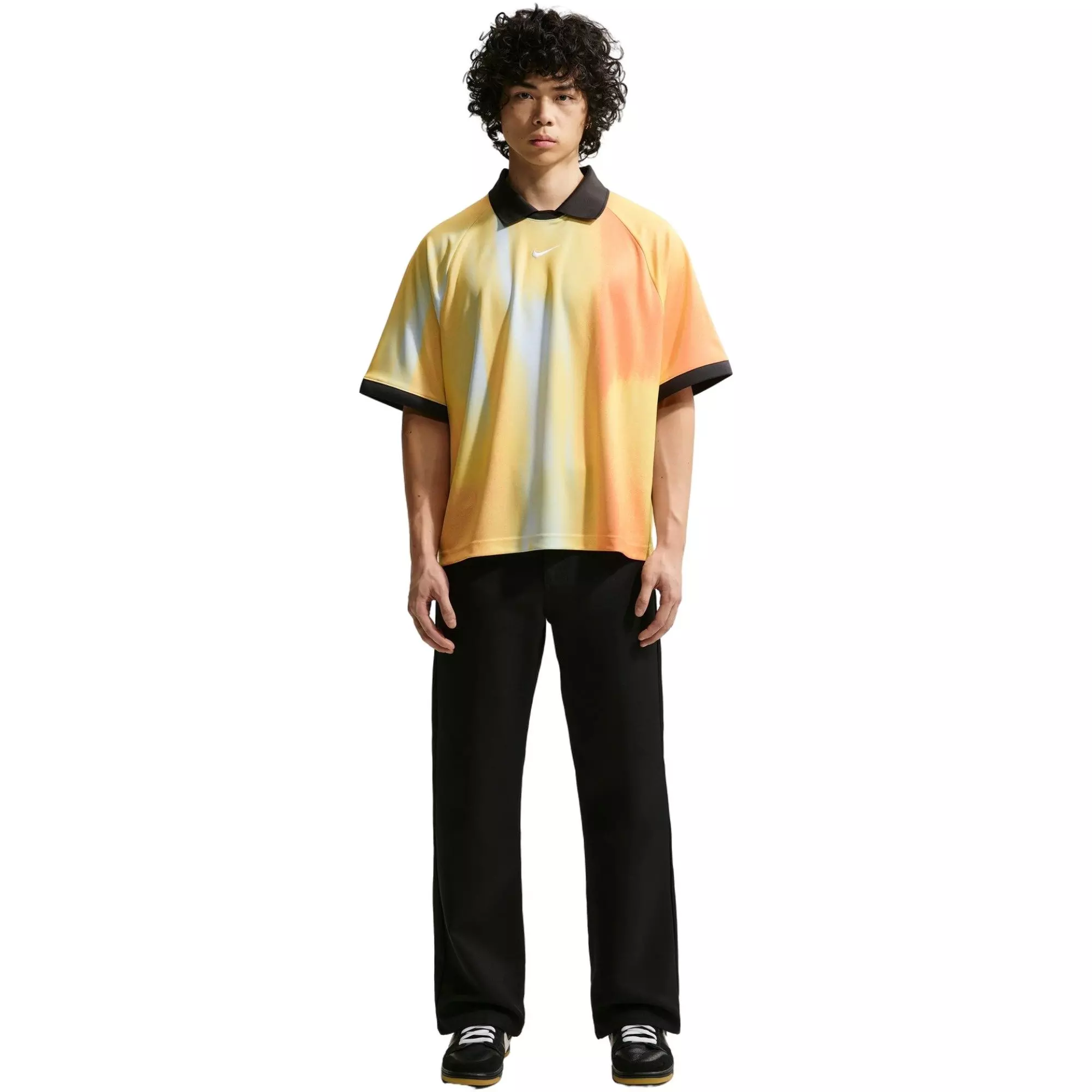 Nike Men's SB Dri-FIT Jacquard Skate Jersey - GOLD